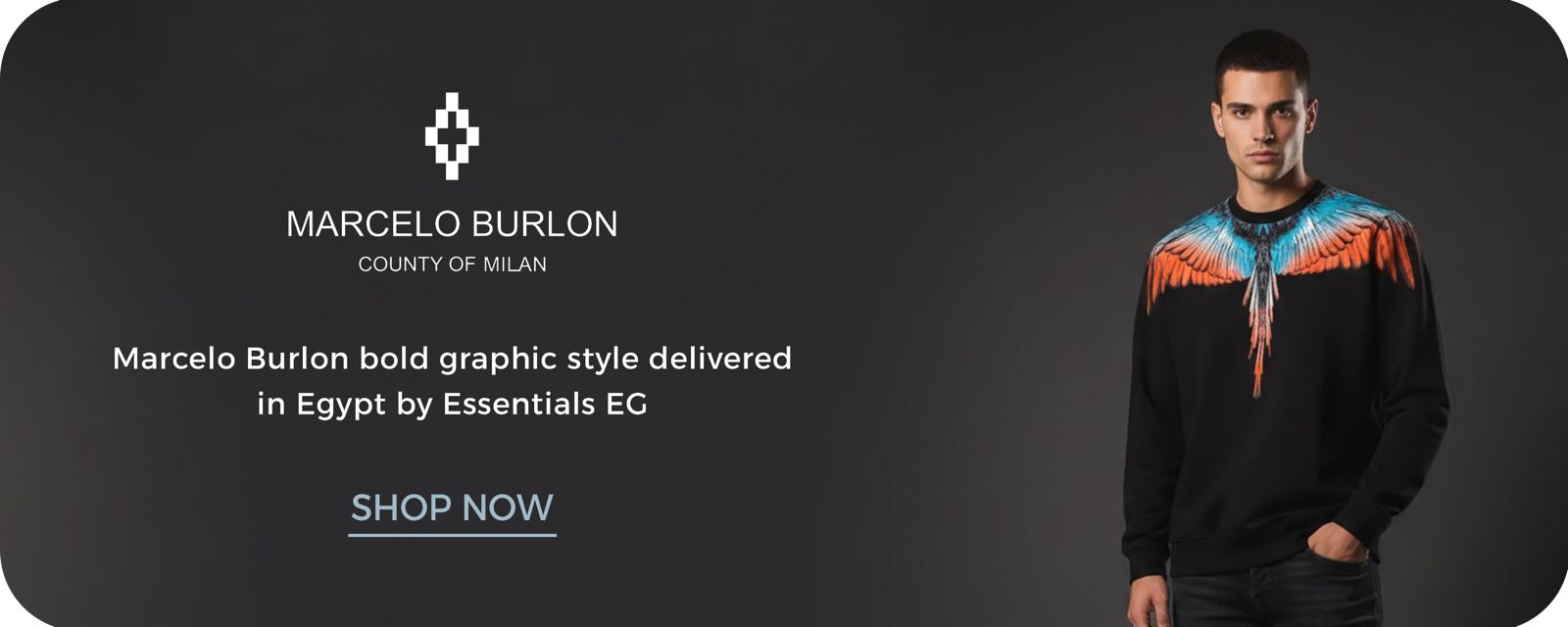 Marcelo Burlon Sweatshirts Egypt | Essentials EG