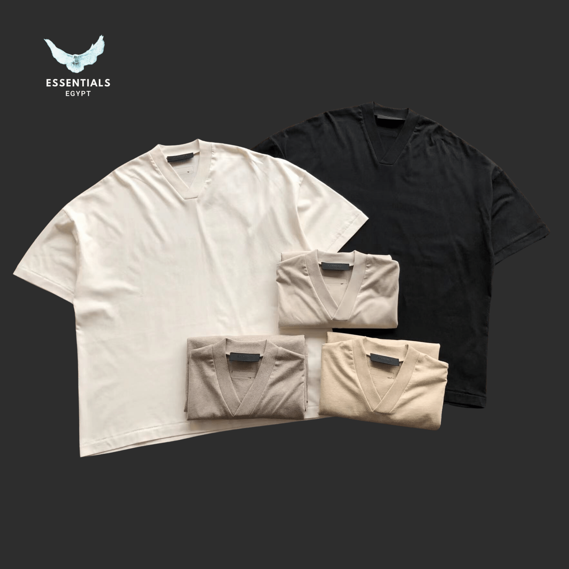Essentials T-Shirt – Neutral Basics - ESSENTIALS EGYPT