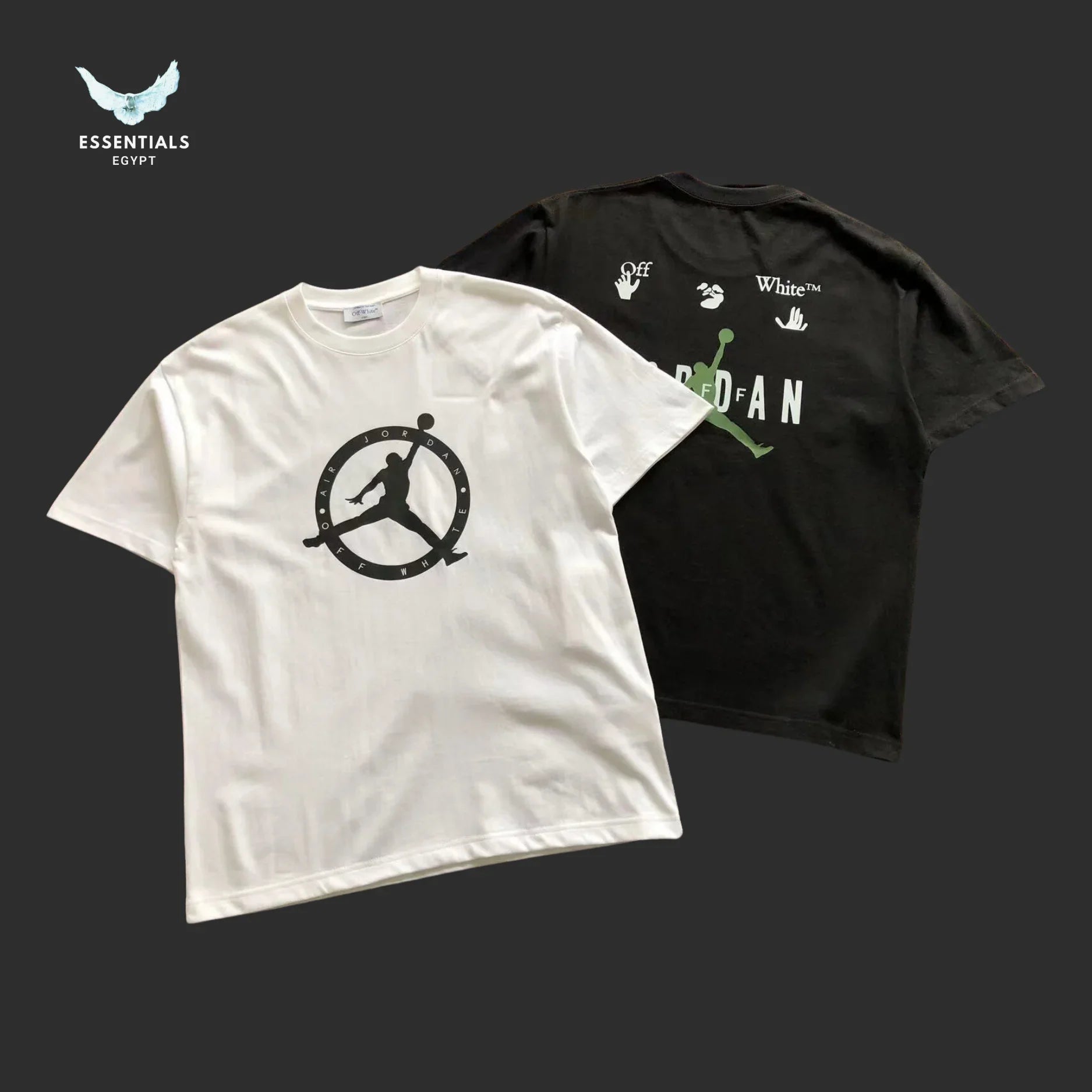 Off - White Hammer Symbol Tee – White/Black - ESSENTIALS EGYPT
