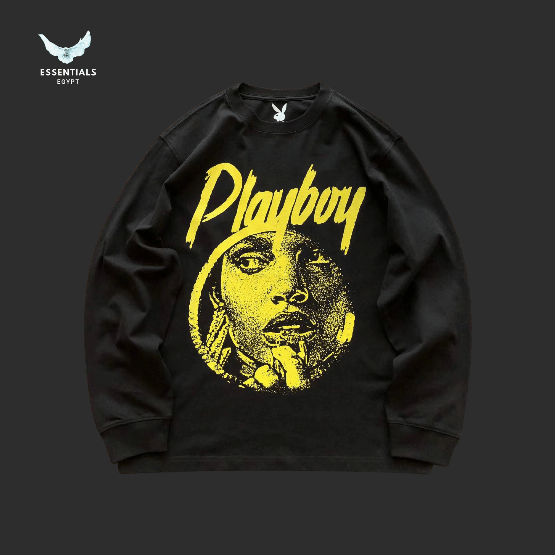 Playboy Long Sleeve T-Shirt – Flame Graphic Edition - ESSENTIALS EGYPT