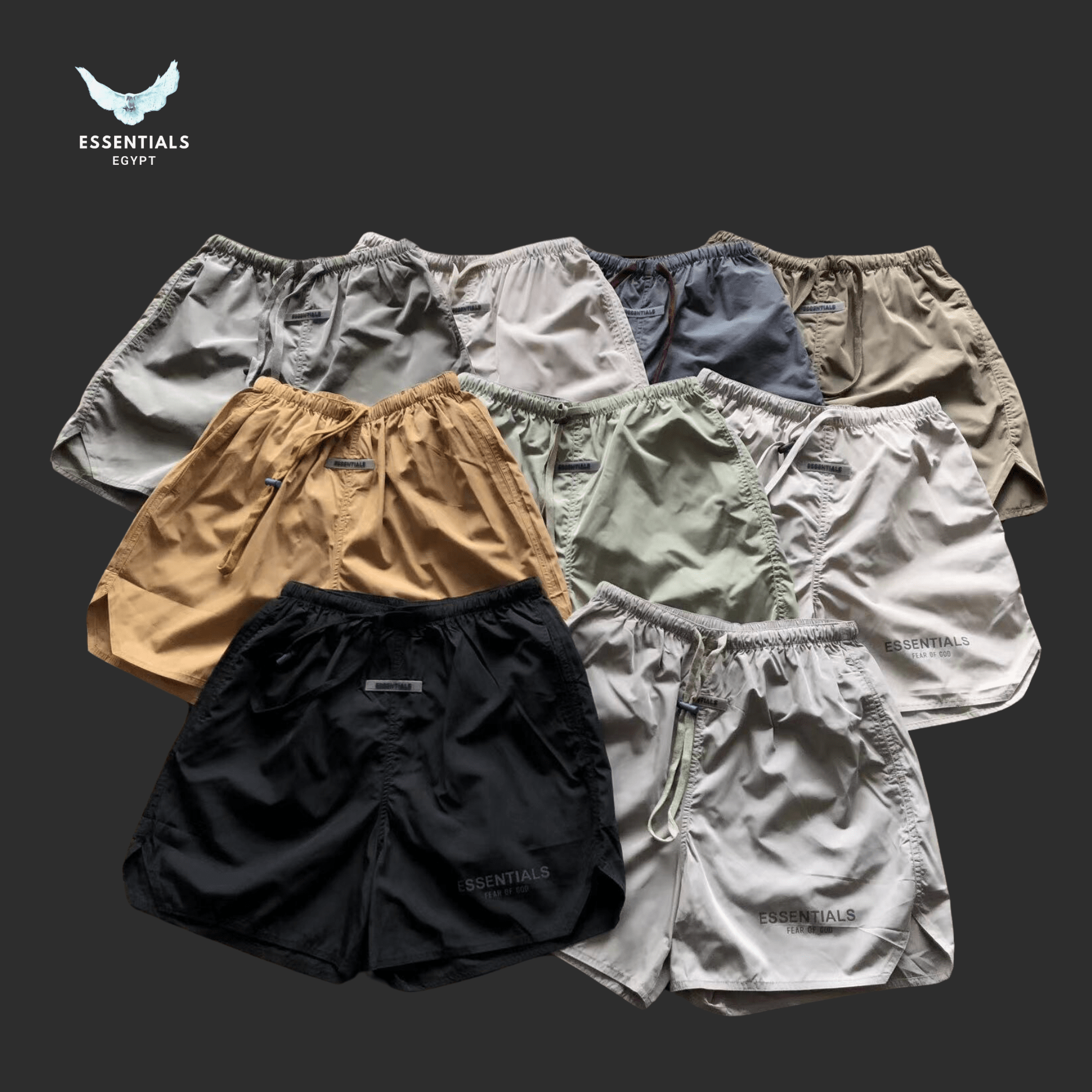 Essentials Nylon Shorts – Core Edition - ESSENTIALS EGYPT