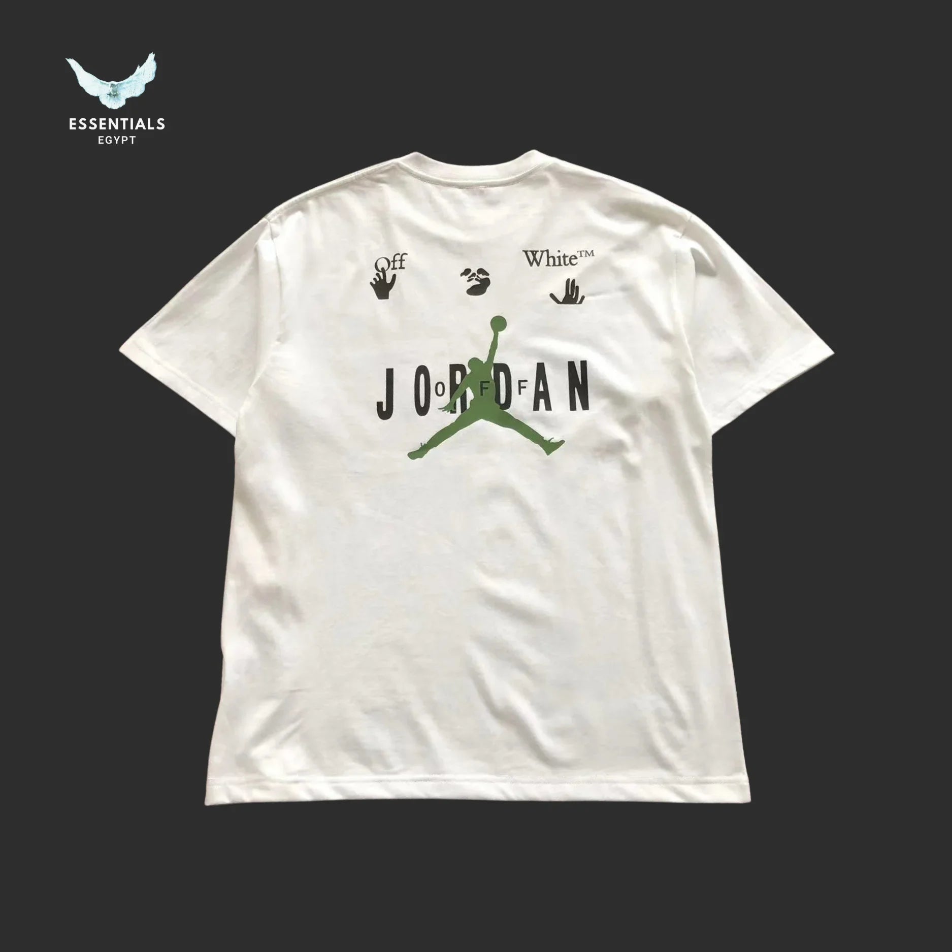 Off - White Hammer Symbol Tee – White/Black - ESSENTIALS EGYPT