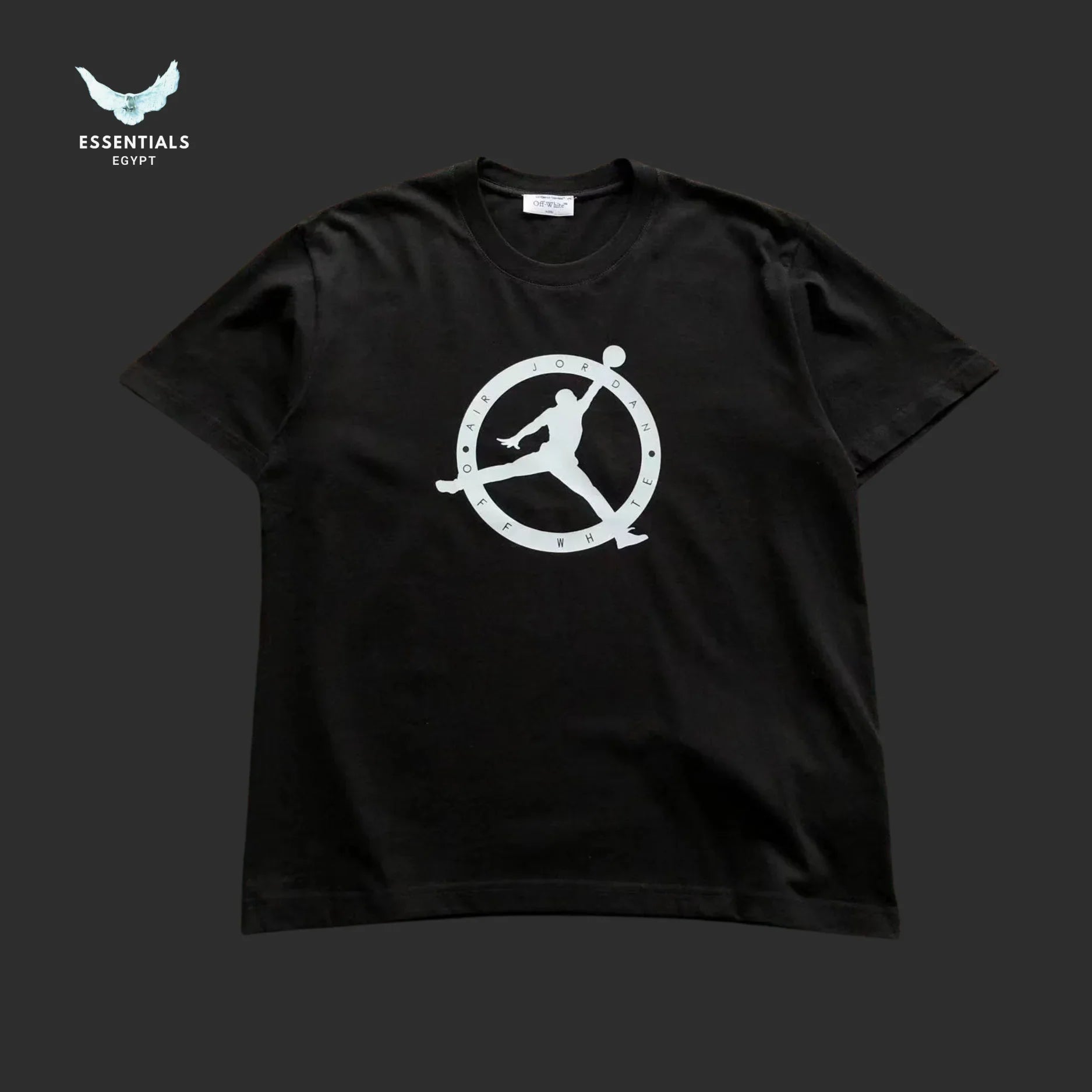 Off - White Hammer Symbol Tee – White/Black - ESSENTIALS EGYPT