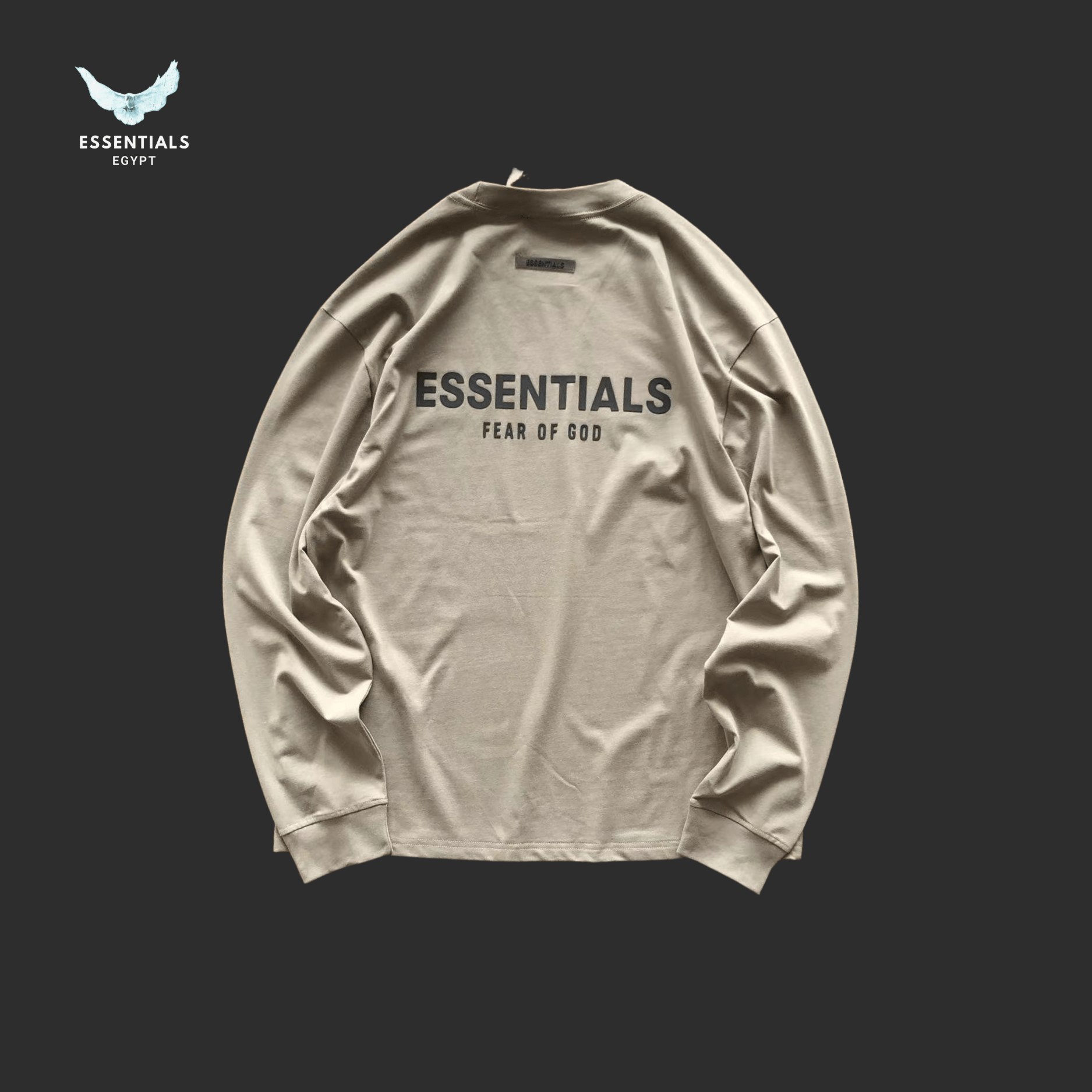 Essentials Long Sleeve – Core Logo - ESSENTIALS EGYPT