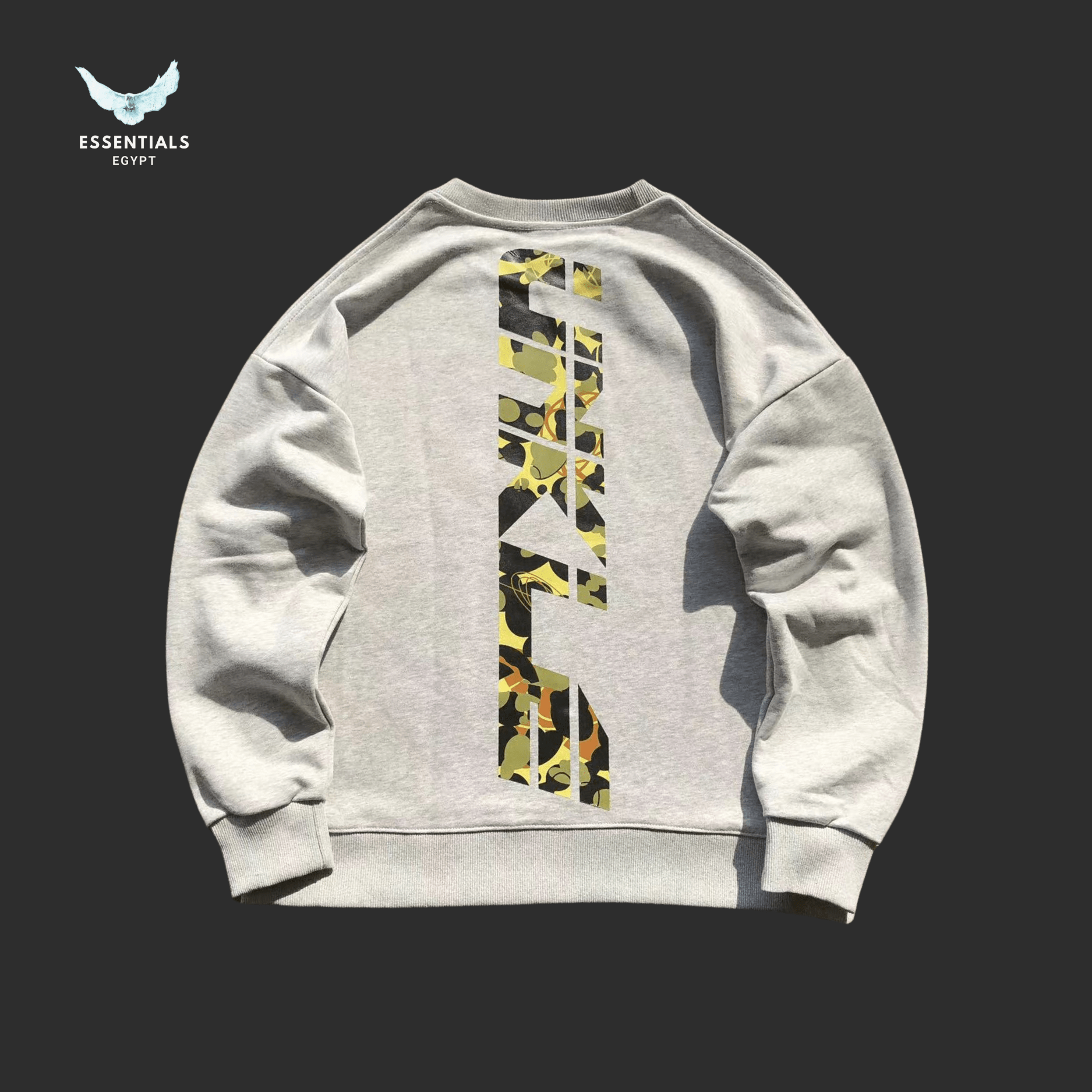 BAPE Sweater – Gold Graphic - ESSENTIALS EGYPT