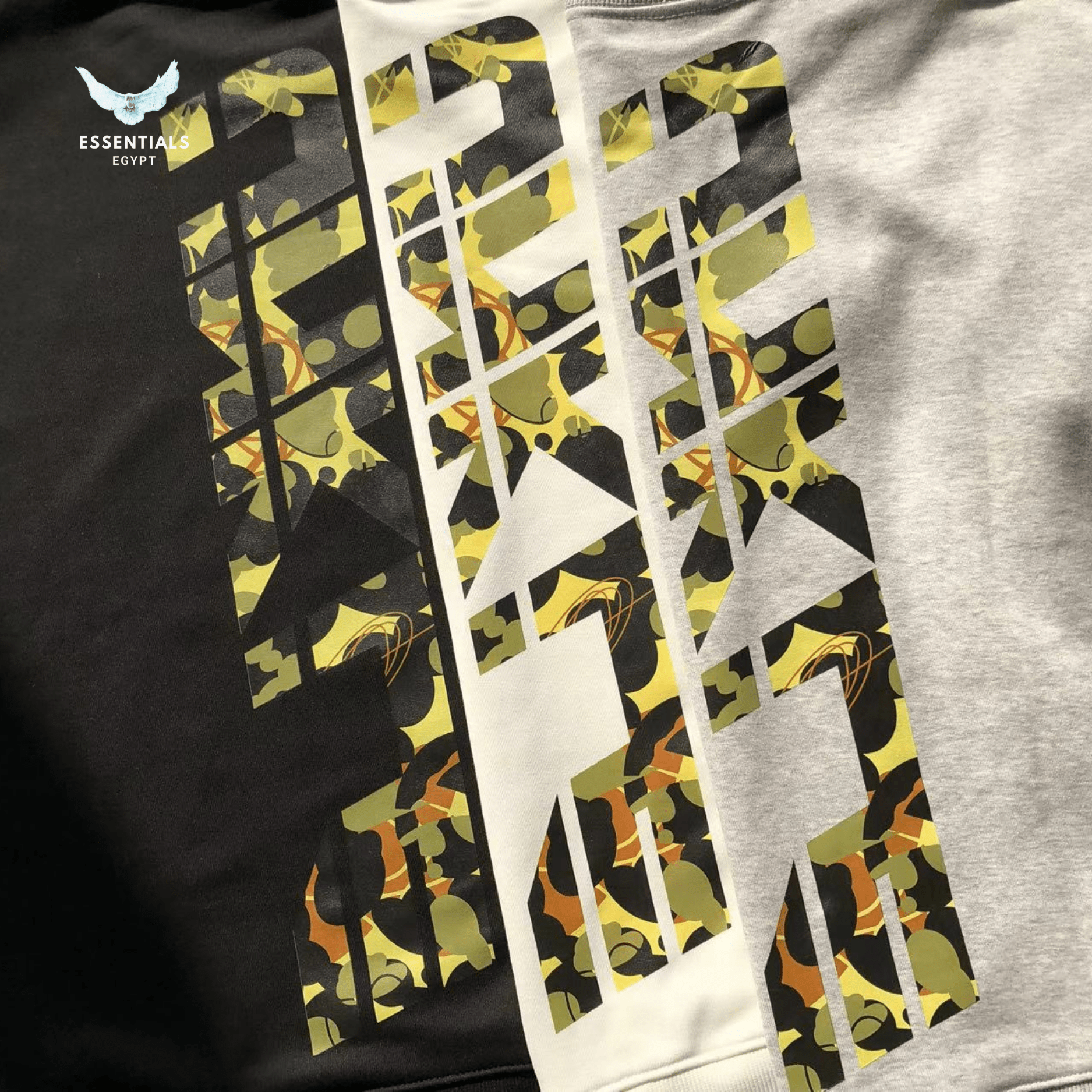 BAPE Sweater – Gold Graphic - ESSENTIALS EGYPT