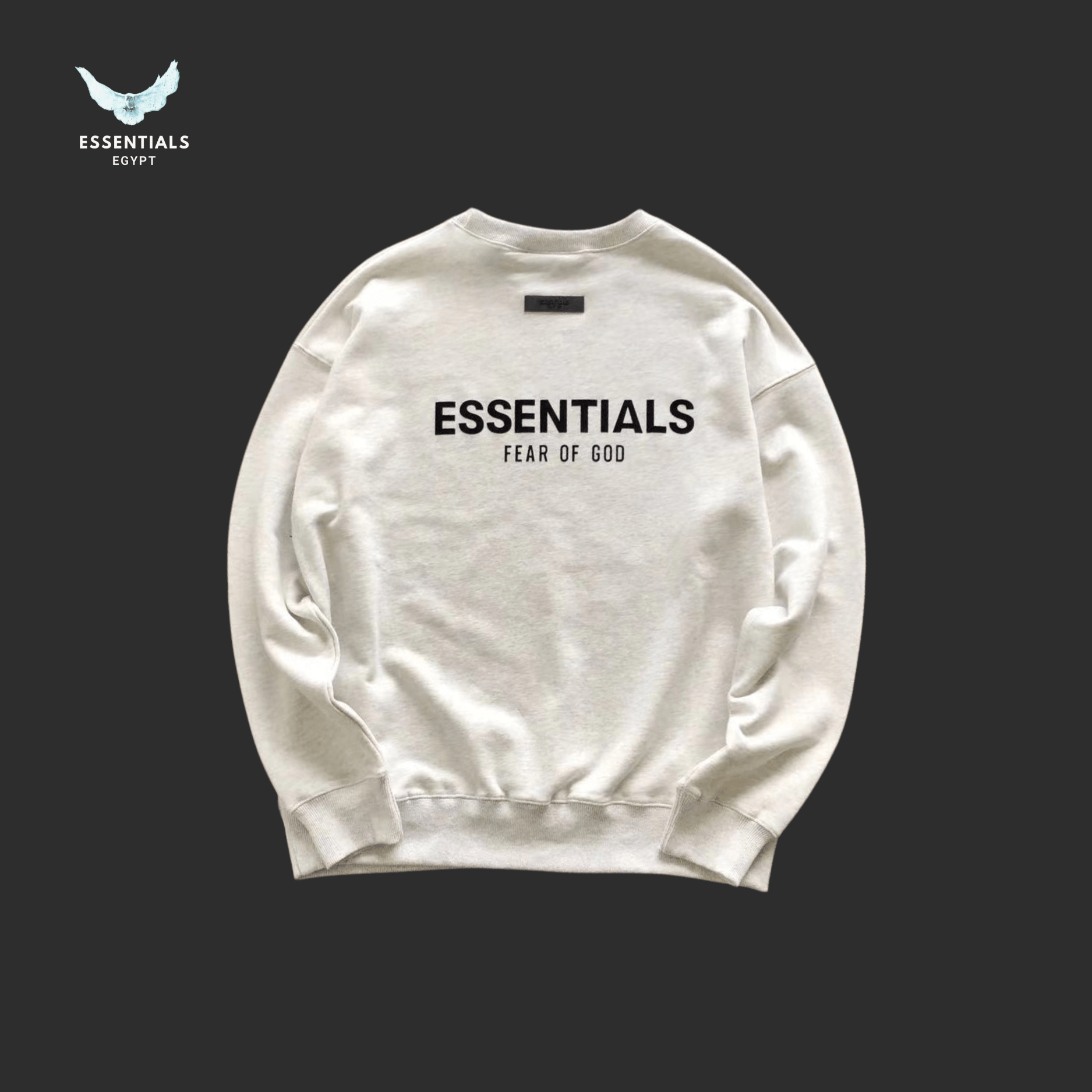 Essentials Sweater – Crewneck Logo - ESSENTIALS EGYPT