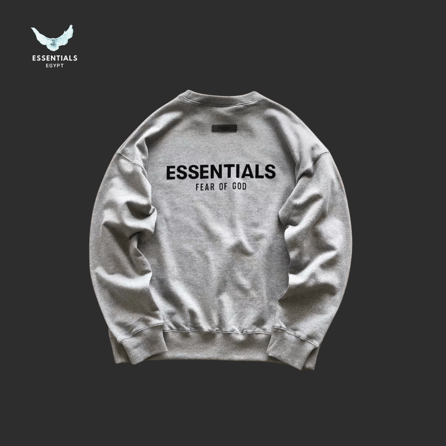 Essentials Sweater – Crewneck Logo - ESSENTIALS EGYPT