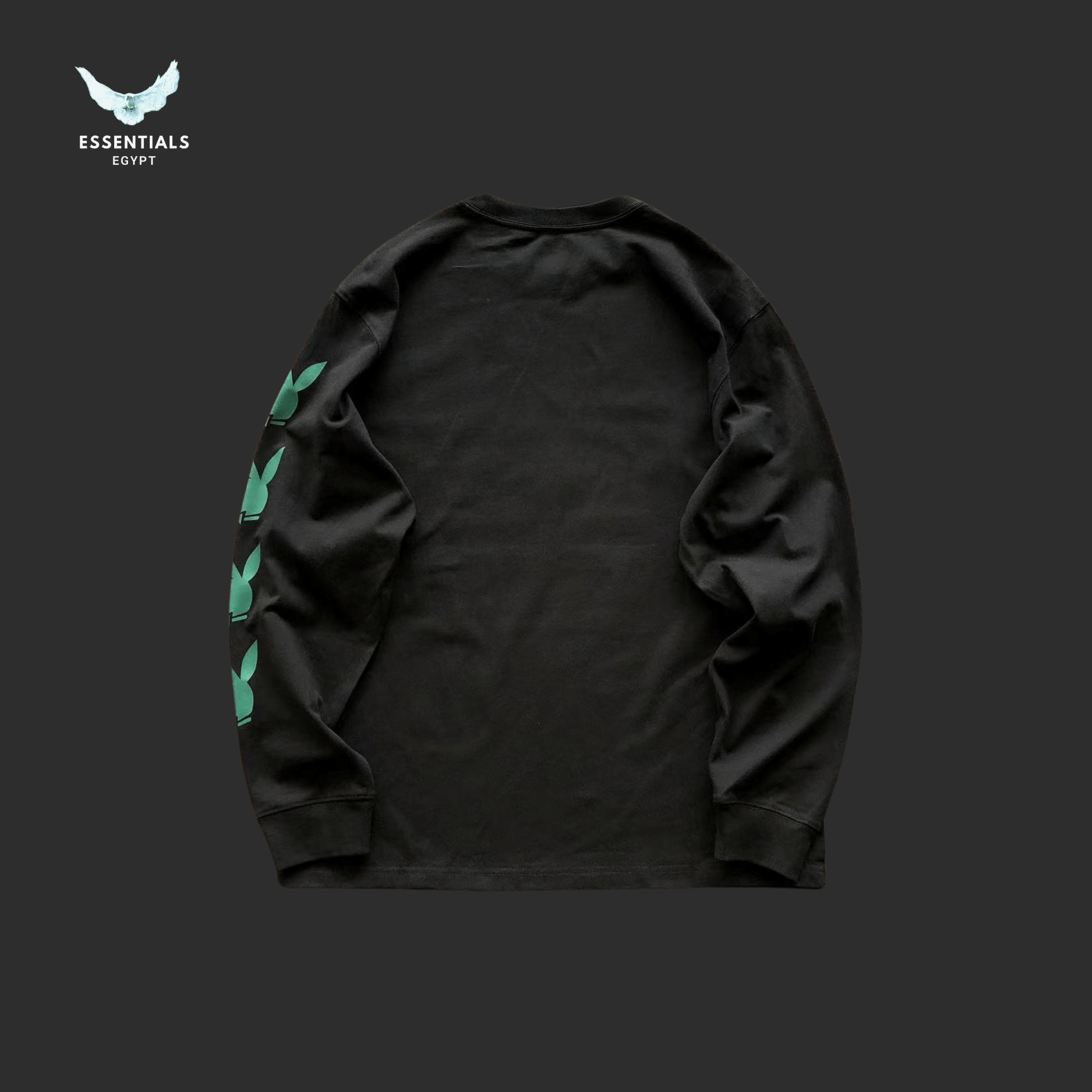 Playboy Long Sleeve T-Shirt – Clean Bunny Graphic - ESSENTIALS EGYPT