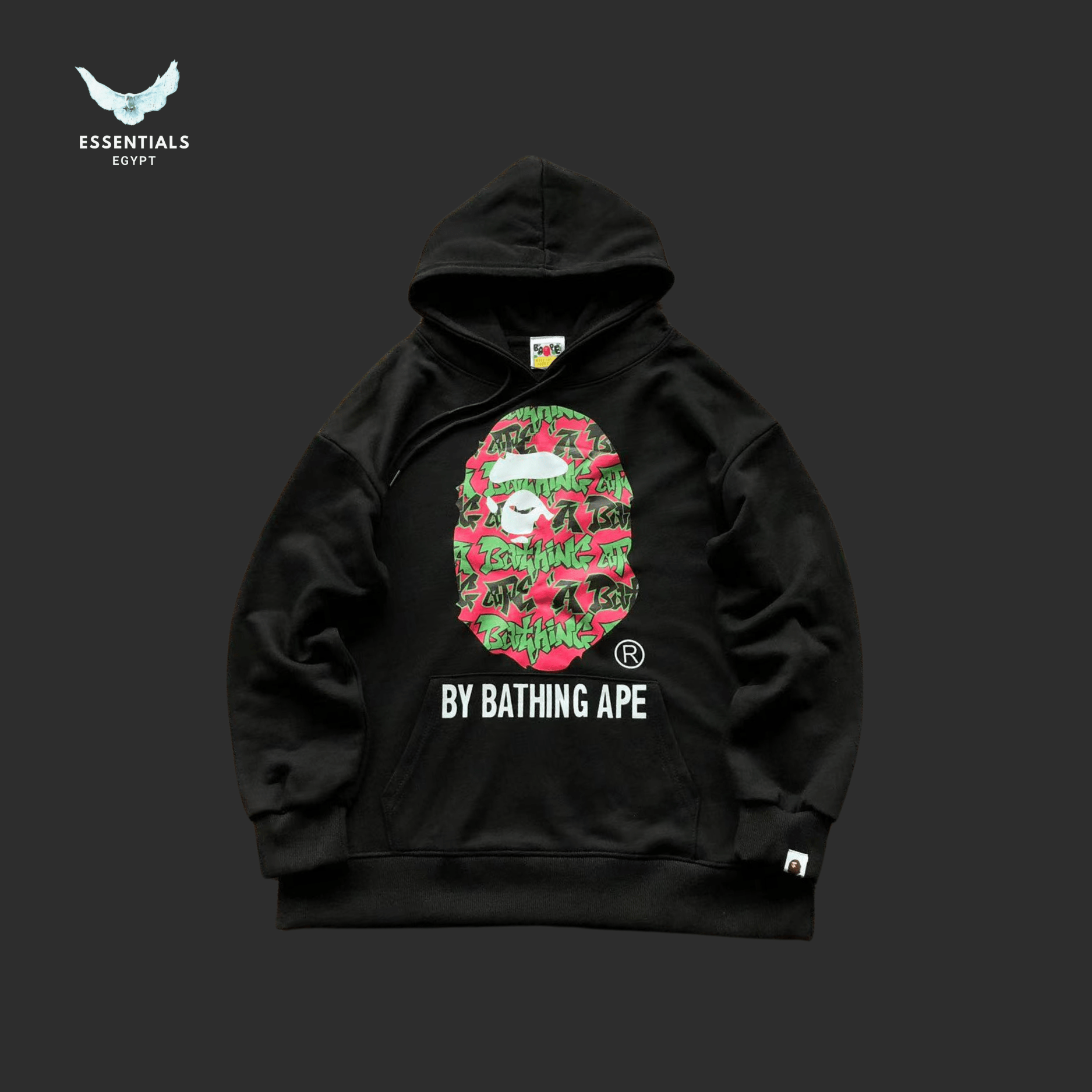 BAPE Hoodie – Camo Face Print - ESSENTIALS EGYPT