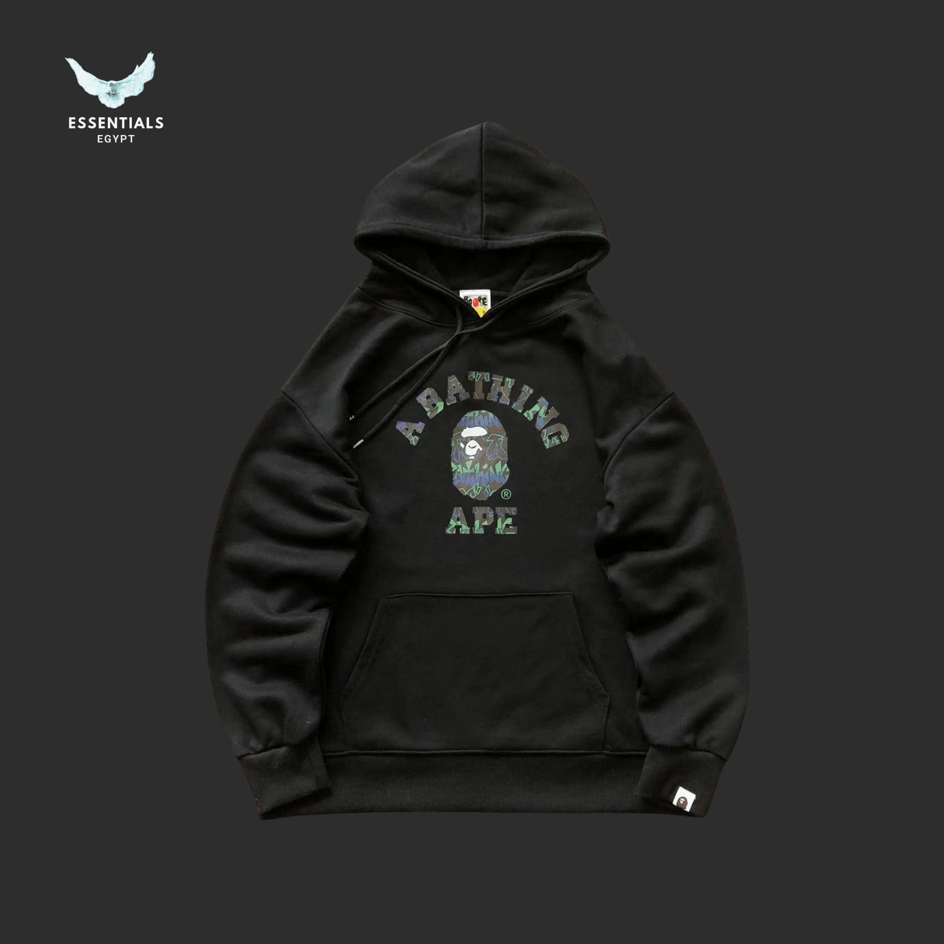BAPE Hoodie – Classic Ape Logo - ESSENTIALS EGYPT