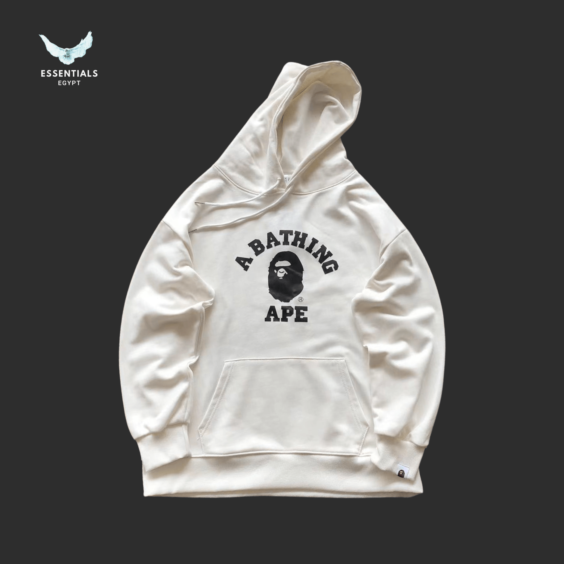 BAPE Ape Head Hoodie – Classic Black & White - ESSENTIALS EGYPT