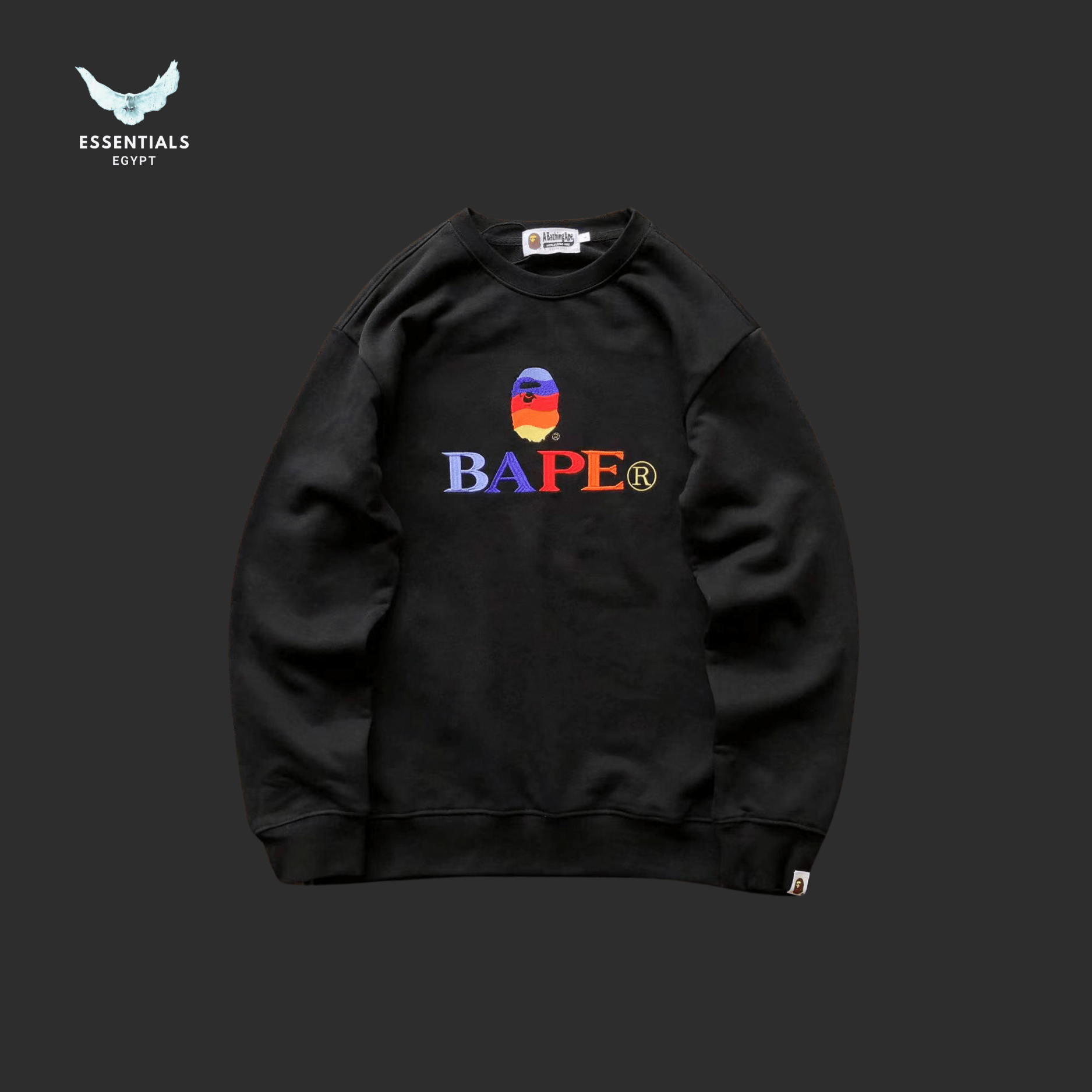 BAPE Sweater – Multicolor Logo - ESSENTIALS EGYPT