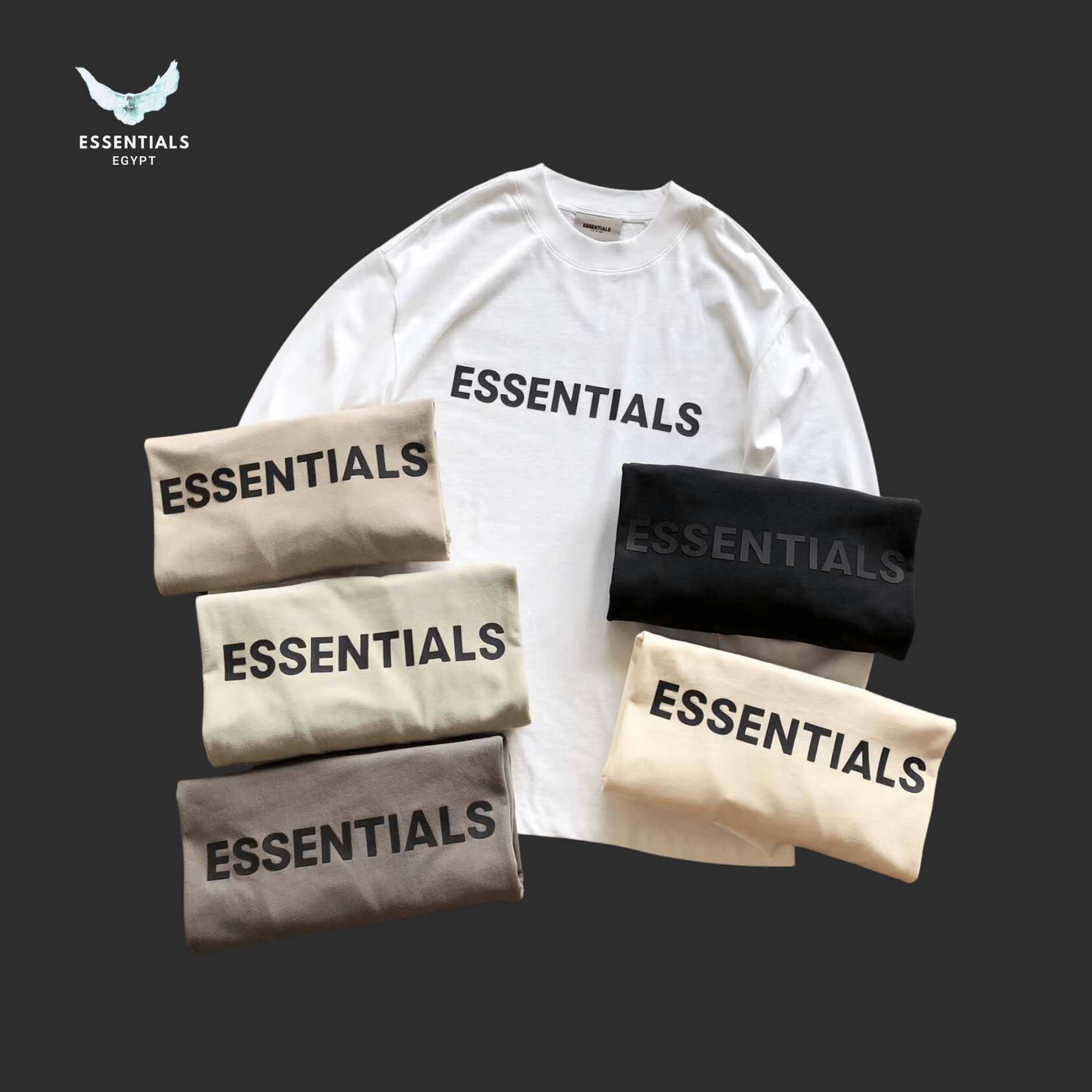 Essentials Long Sleeve – Clean Logo Tee - ESSENTIALS EGYPT