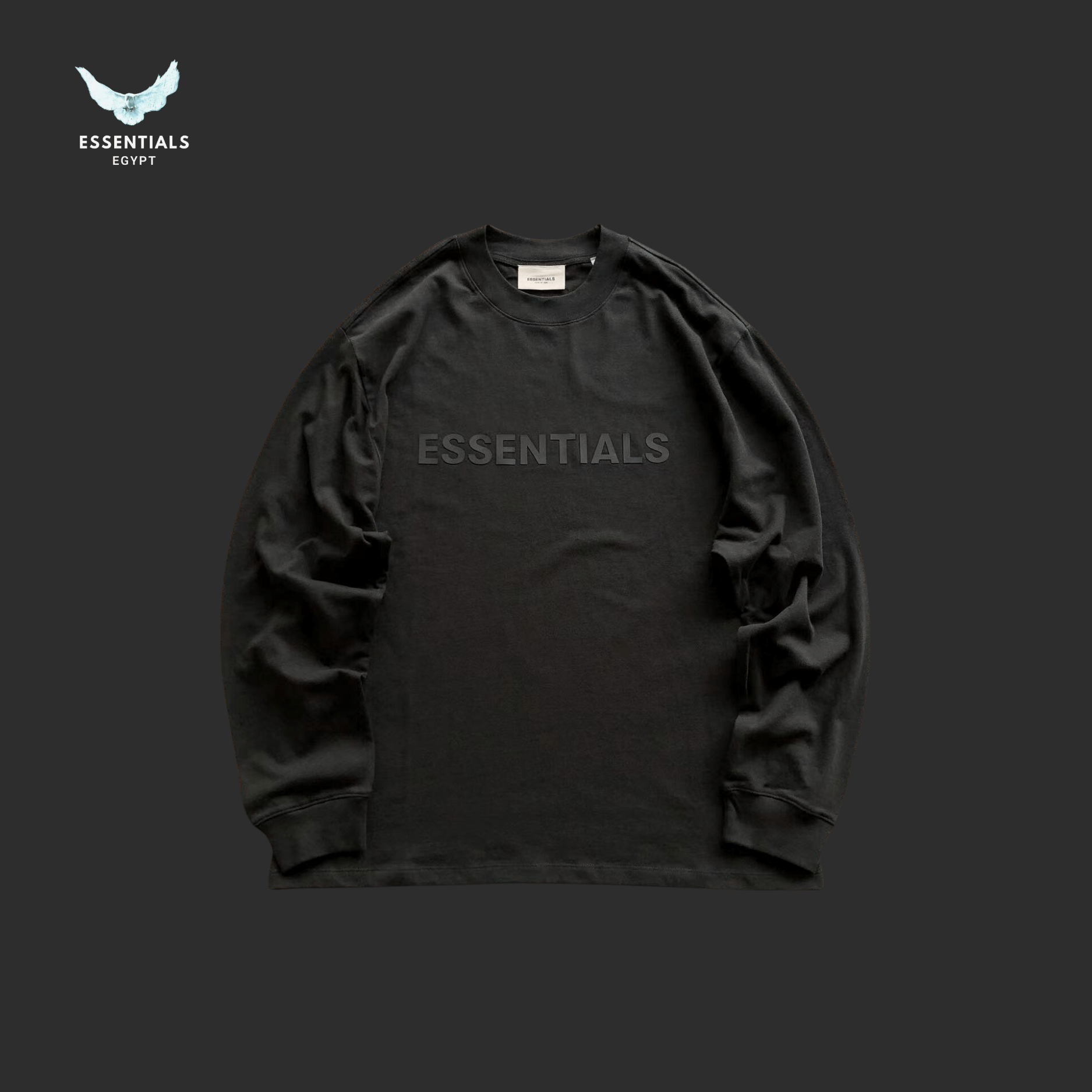 Essentials Long Sleeve – Clean Logo Tee - ESSENTIALS EGYPT