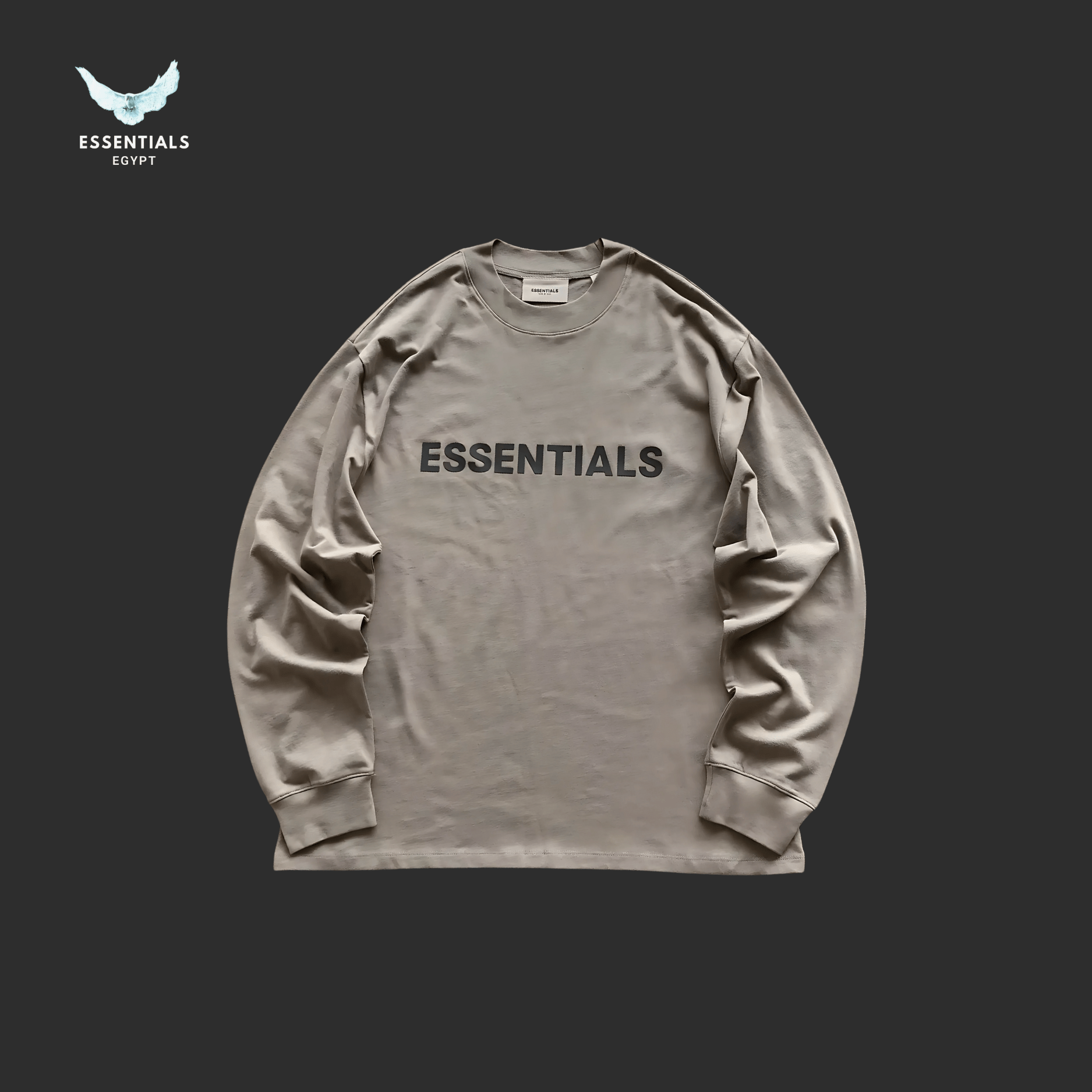 Essentials Long Sleeve – Clean Logo Tee - ESSENTIALS EGYPT