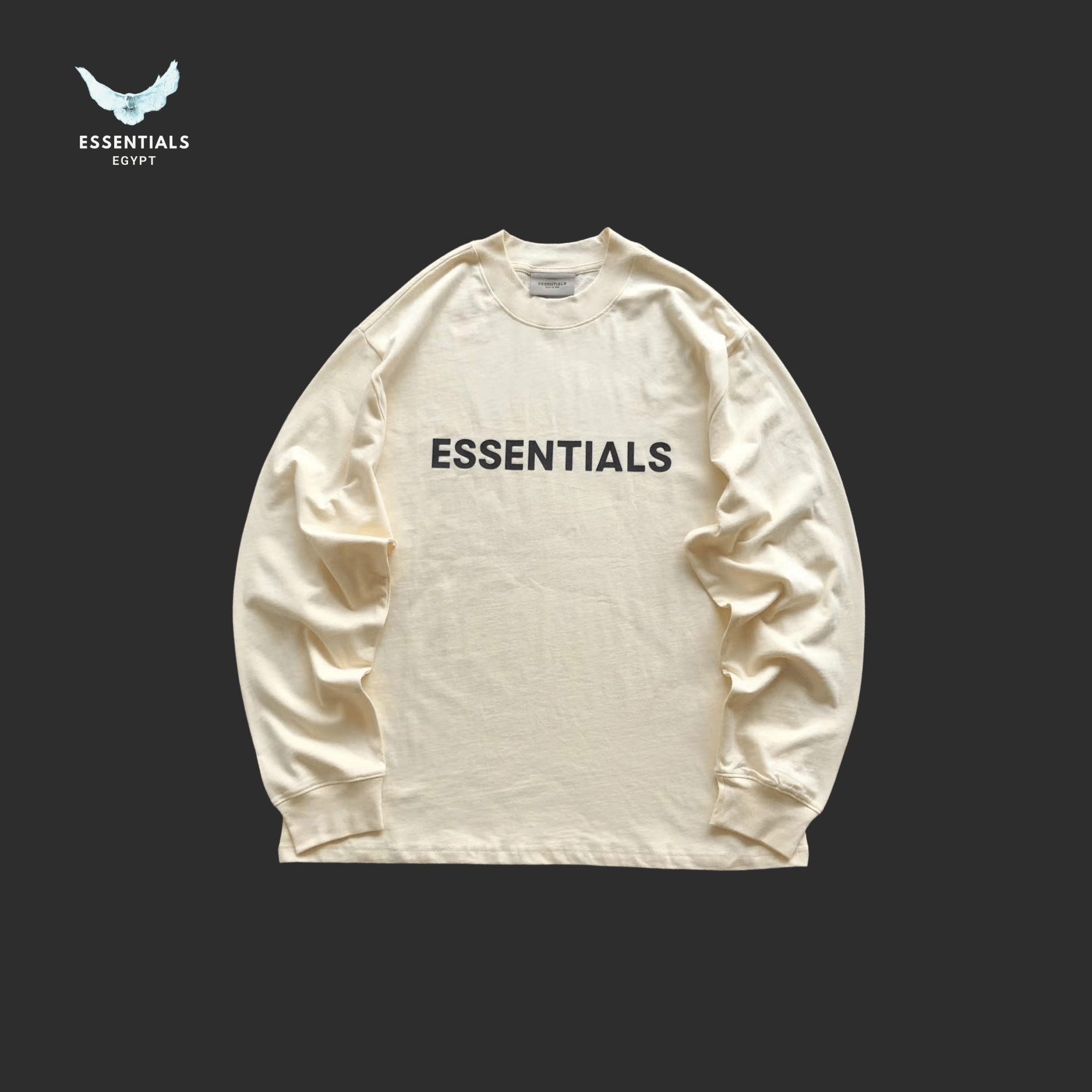 Essentials Long Sleeve – Clean Logo Tee - ESSENTIALS EGYPT