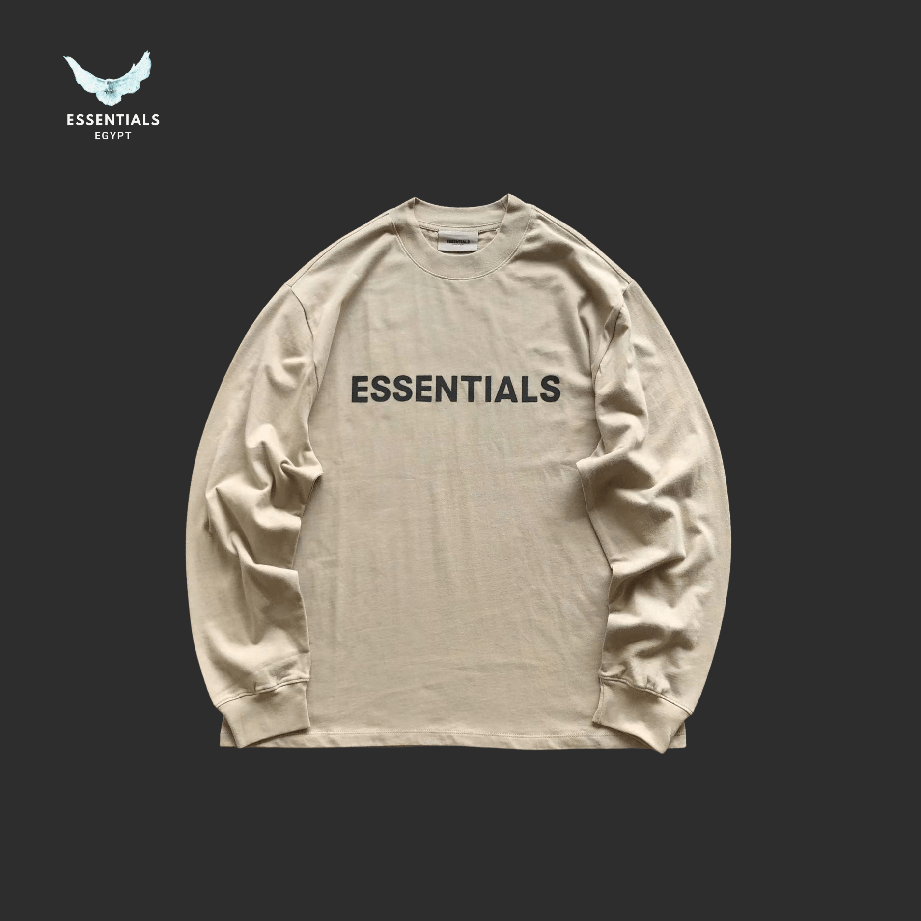 Essentials Long Sleeve – Clean Logo Tee - ESSENTIALS EGYPT