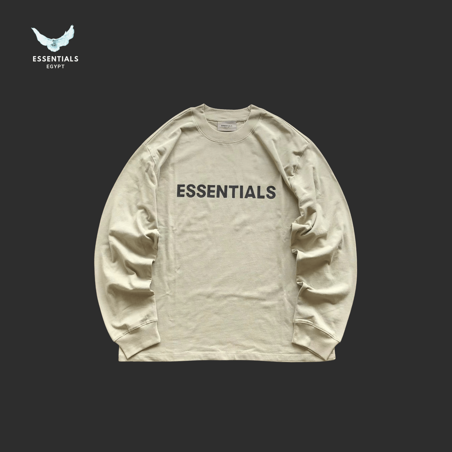 Essentials Long Sleeve – Clean Logo Tee - ESSENTIALS EGYPT