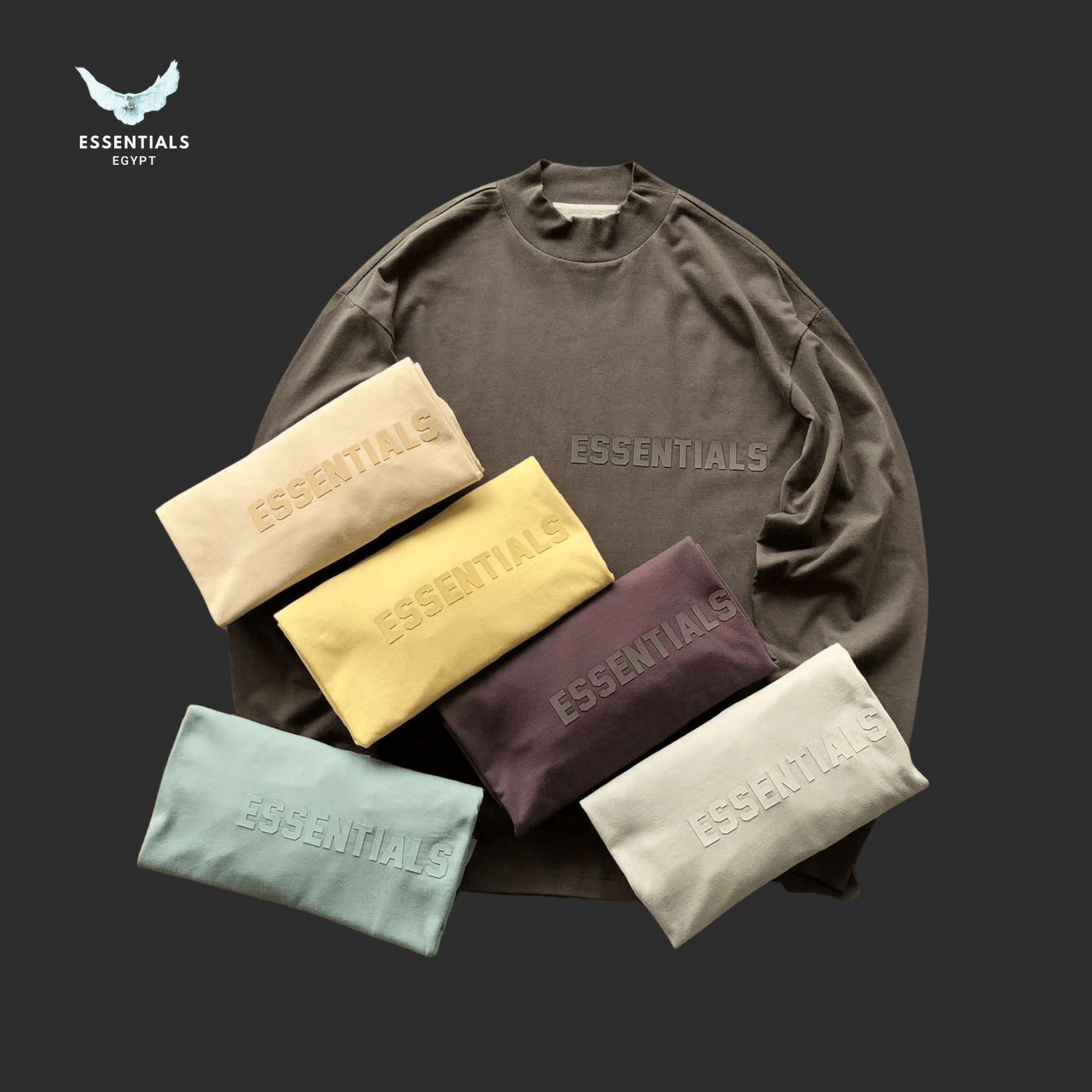 Essentials Fear of God Long - Sleeve – Sand Finish - ESSENTIALS EGYPT