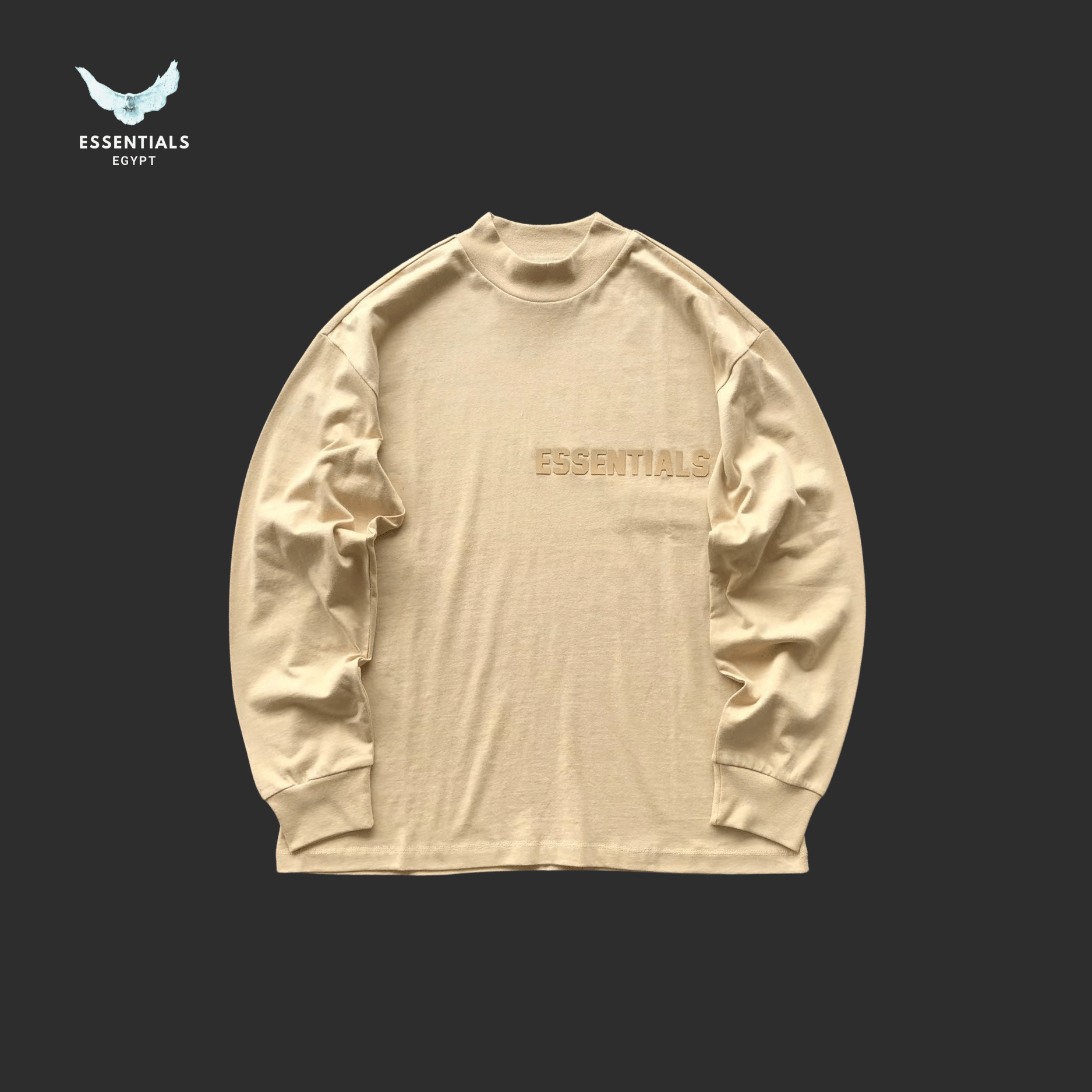 Essentials Fear of God Long - Sleeve – Sand Finish - ESSENTIALS EGYPT