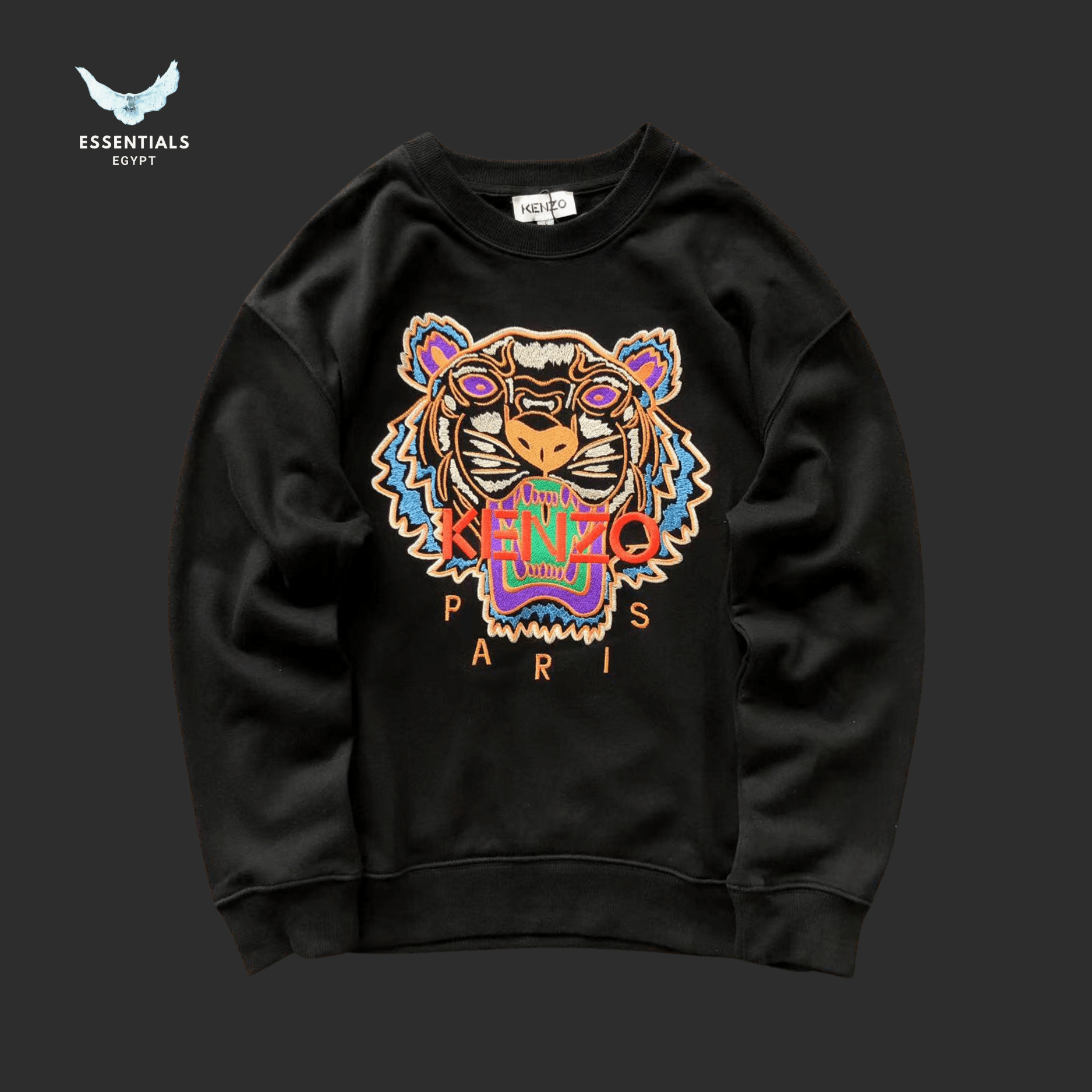 Kenzo Sweater – Multi - Tiger Embroidery - ESSENTIALS EGYPT