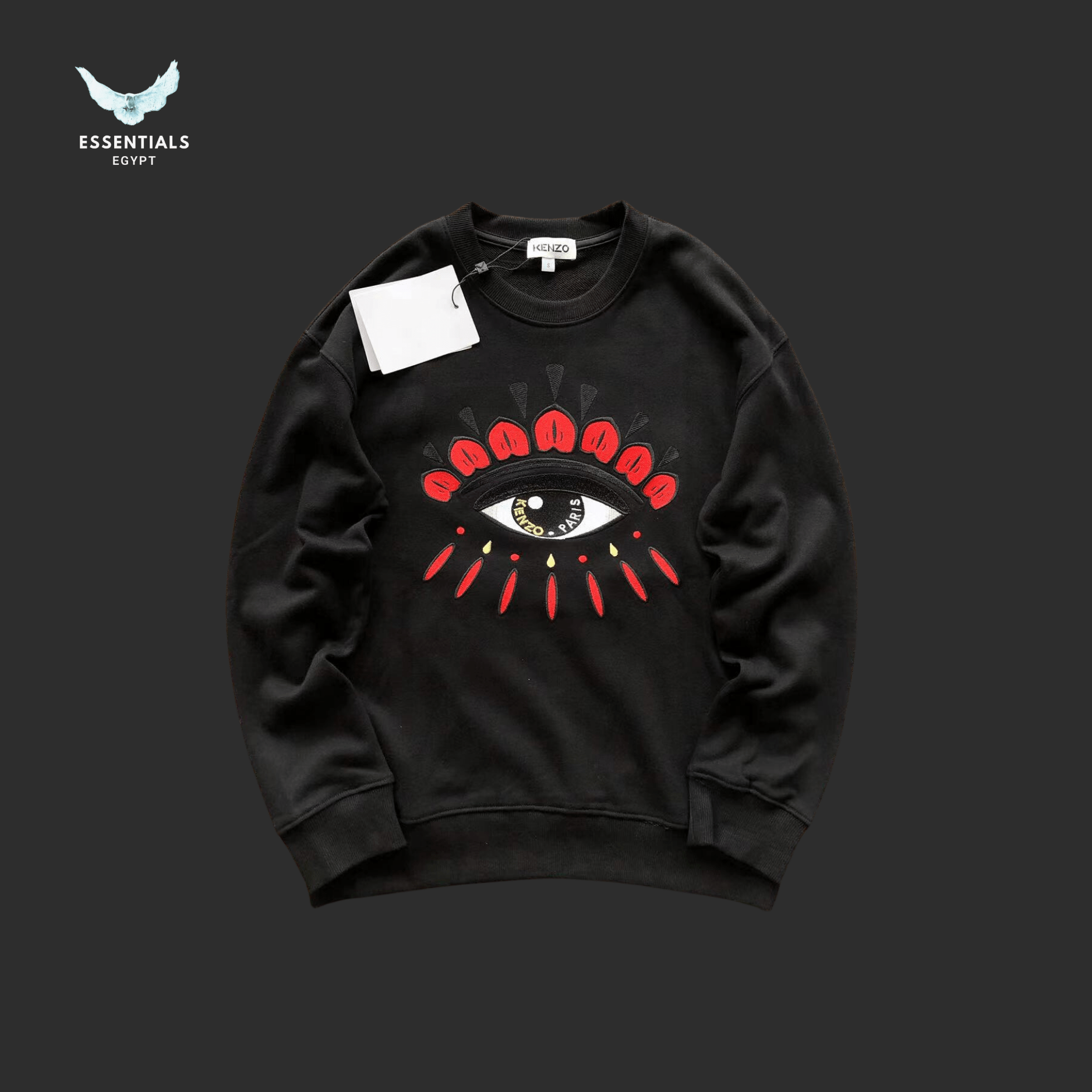 Kenzo Sweater – Eye Logo Embroidery - ESSENTIALS EGYPT