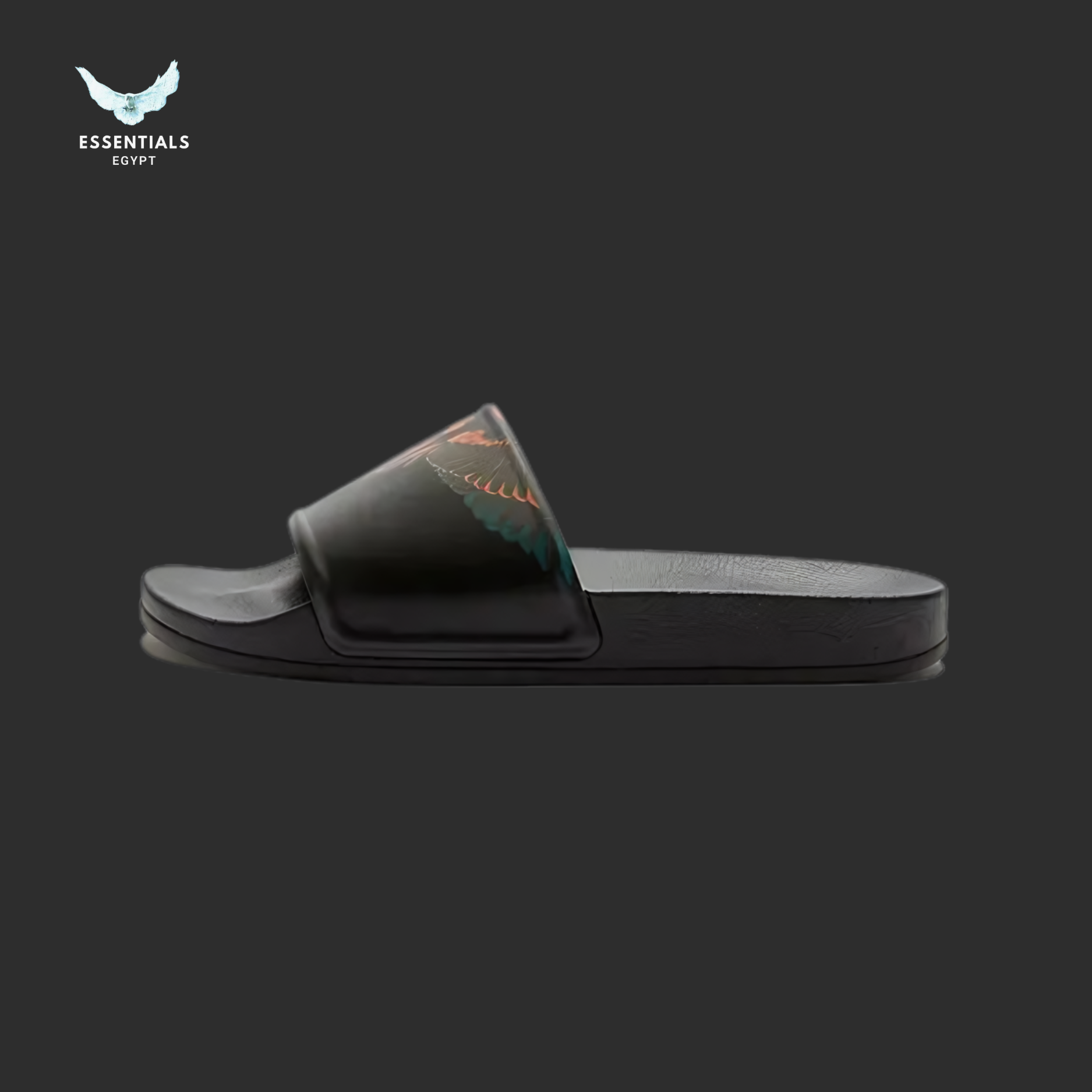 Marcelo Burlon Slides – Ember Wings Orange & Blue - ESSENTIALS EGYPT