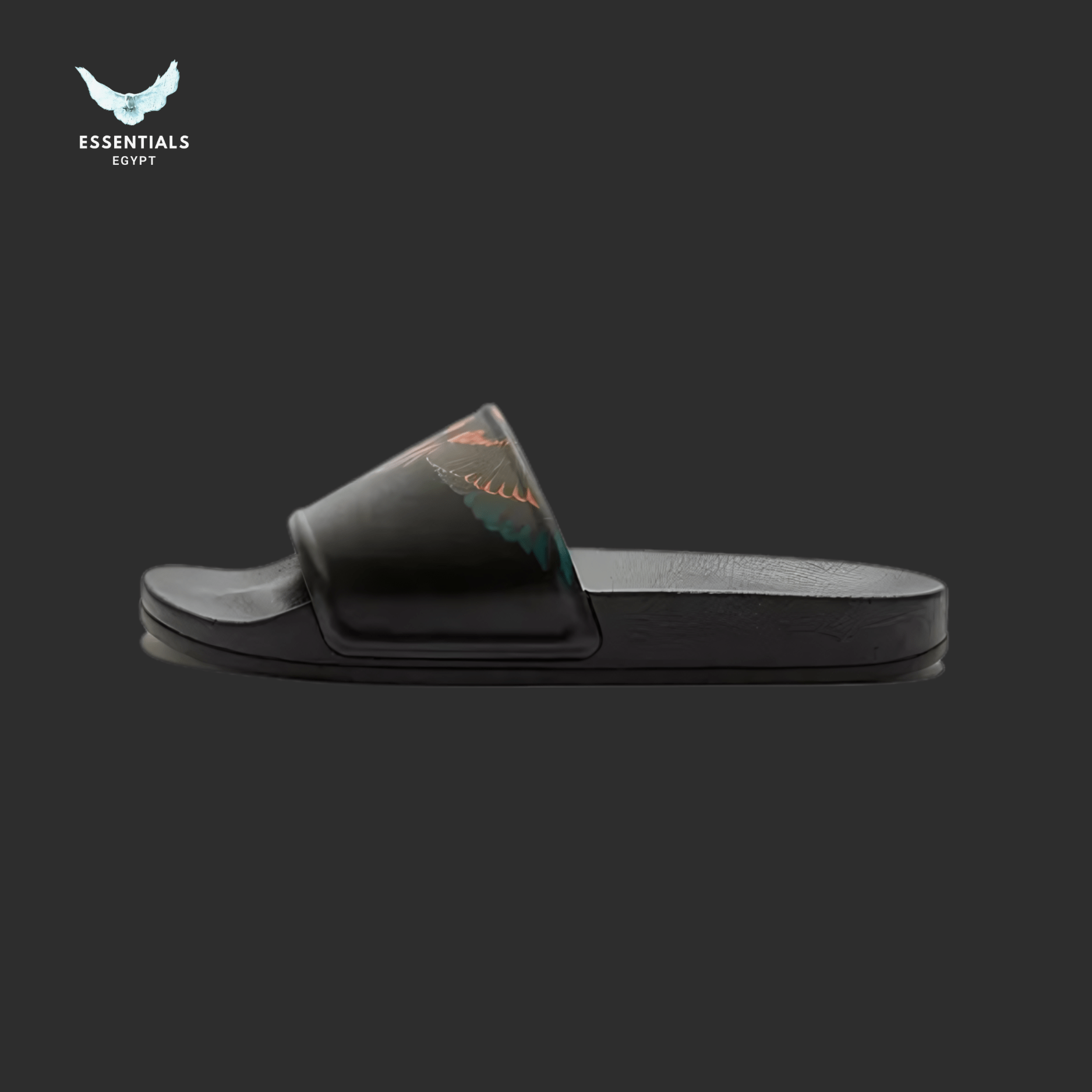 Marcelo Burlon Slides – Ember Wings Orange & Blue - ESSENTIALS EGYPT