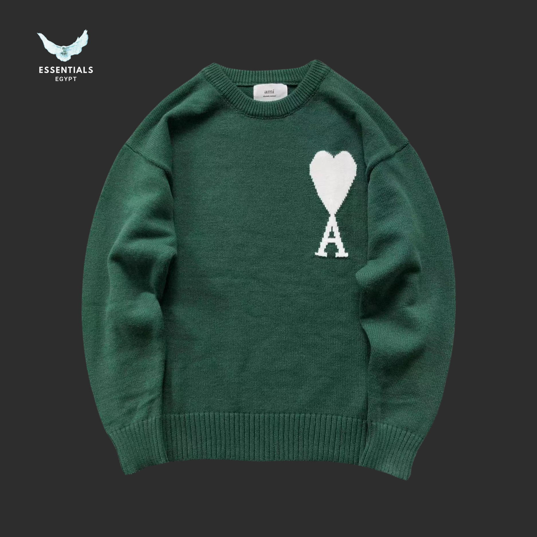 AMI Paris Sweatshirt – Letter Logo Series - ESSENTIALS EGYPT