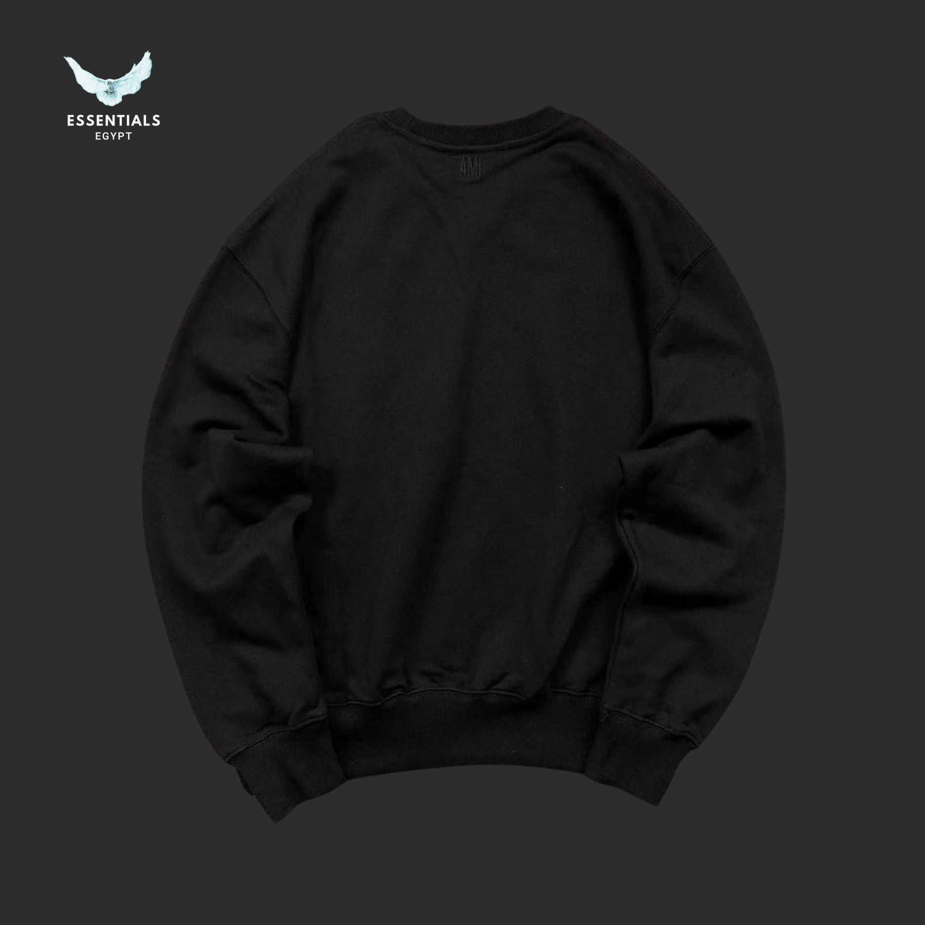 AMI Paris Sweatshirt – Tonal Logo Edition - ESSENTIALS EGYPT