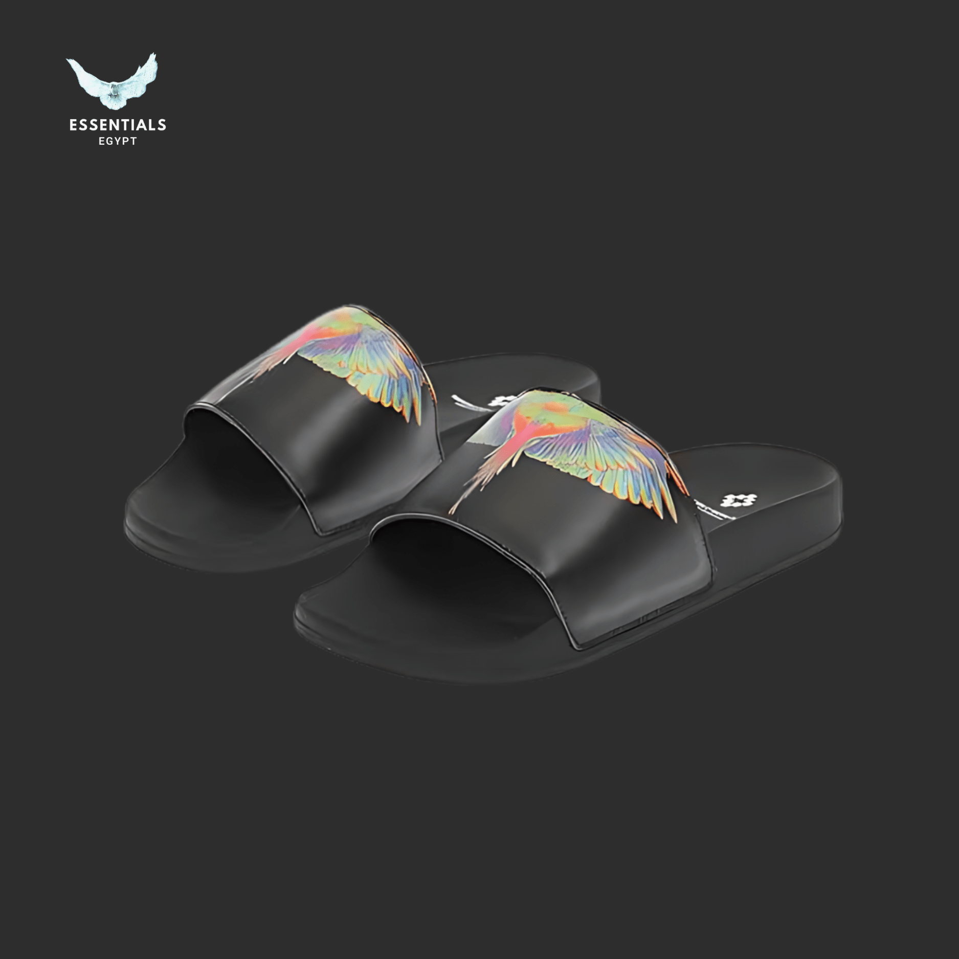Marcelo Burlon Slides – Rainbow Wings Multicolor - ESSENTIALS EGYPT