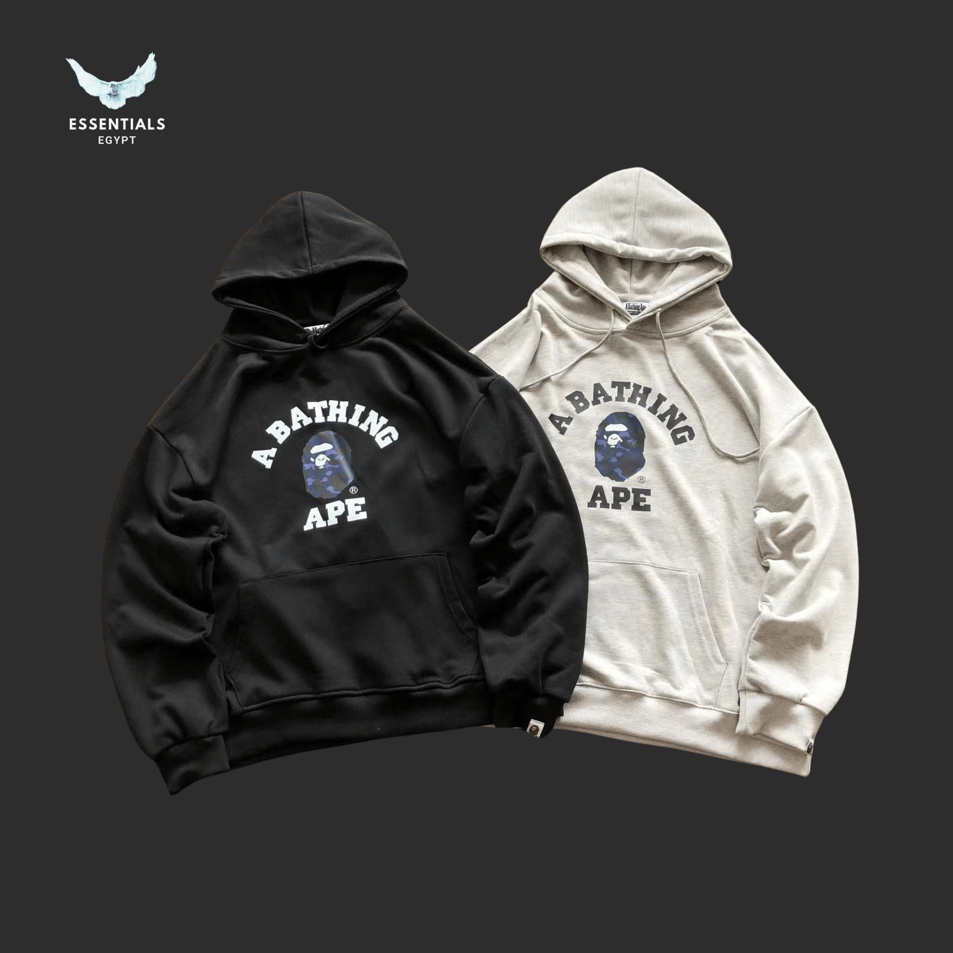 BAPE Ape Head Hoodie – Navy Logo - ESSENTIALS EGYPT