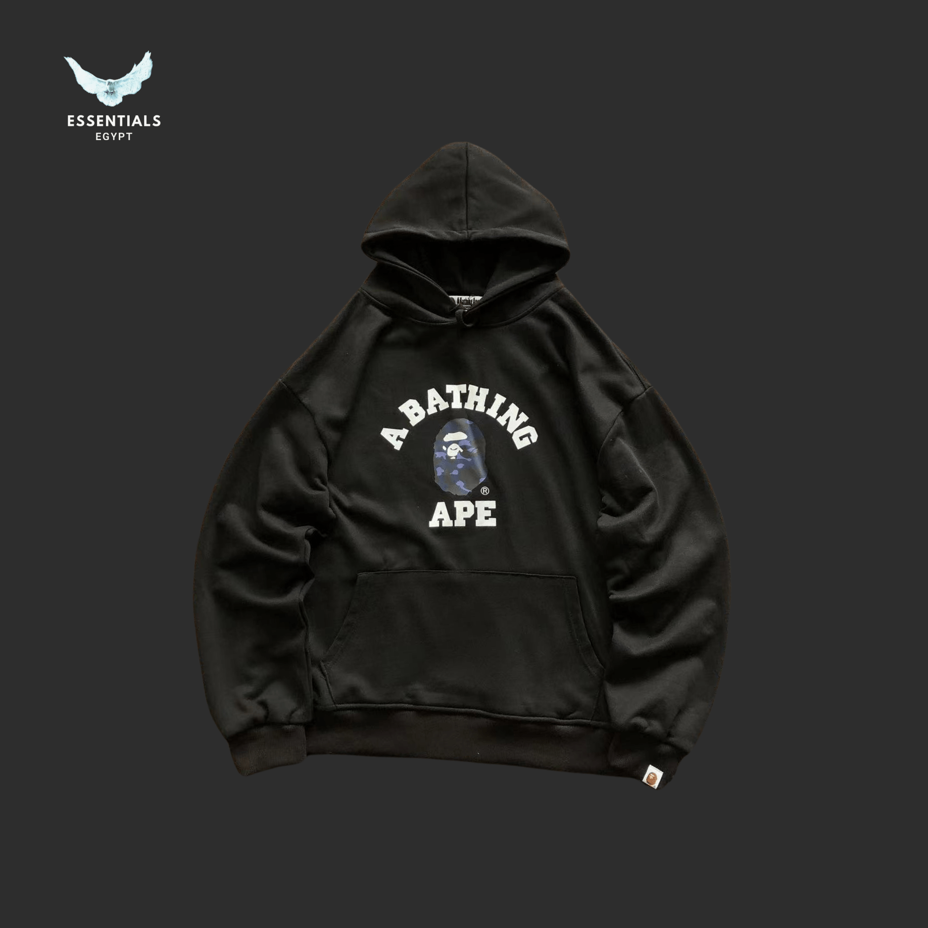 BAPE Ape Head Hoodie – Navy Logo - ESSENTIALS EGYPT
