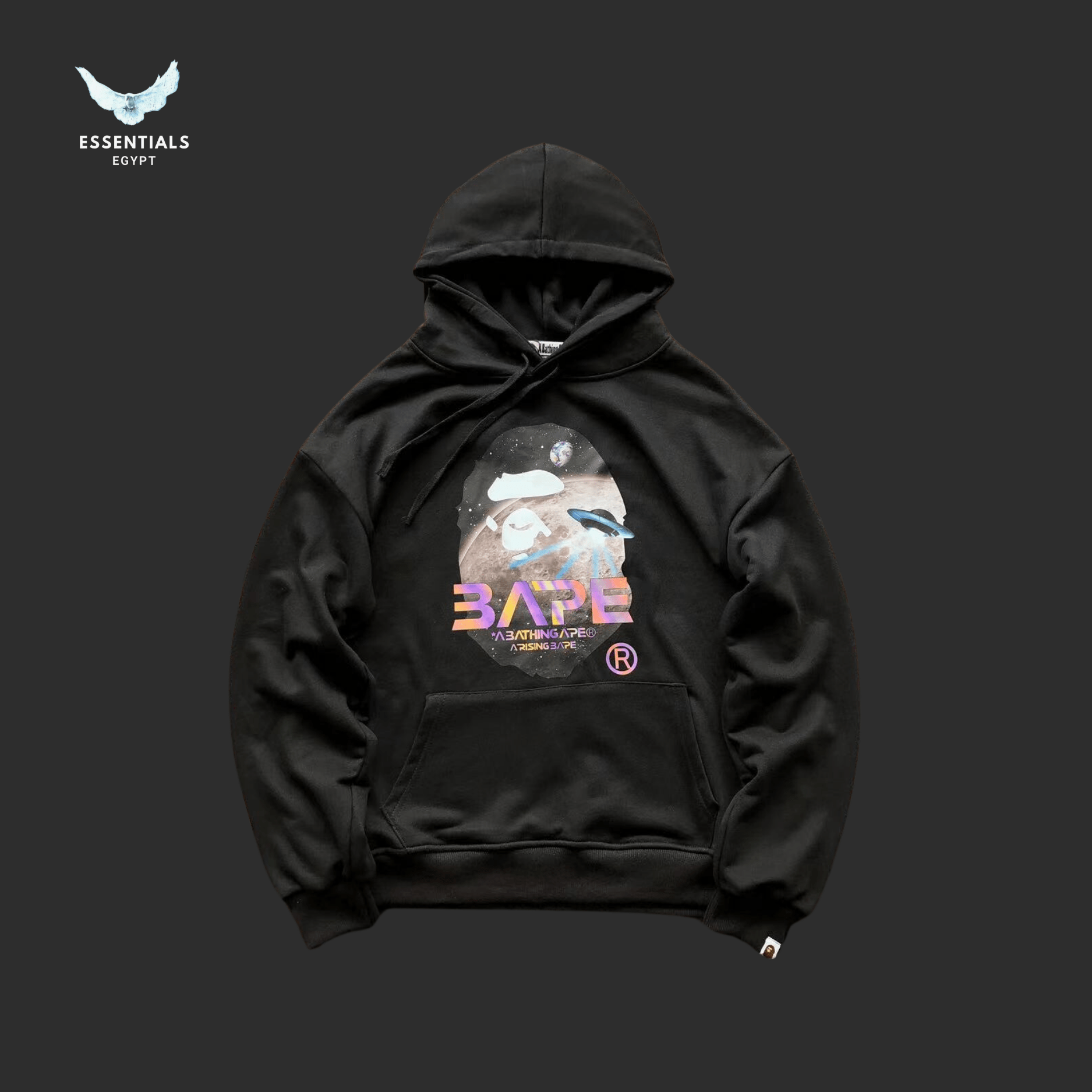 BAPE Shadow Ape Hoodie – 3D Effect Logo - ESSENTIALS EGYPT