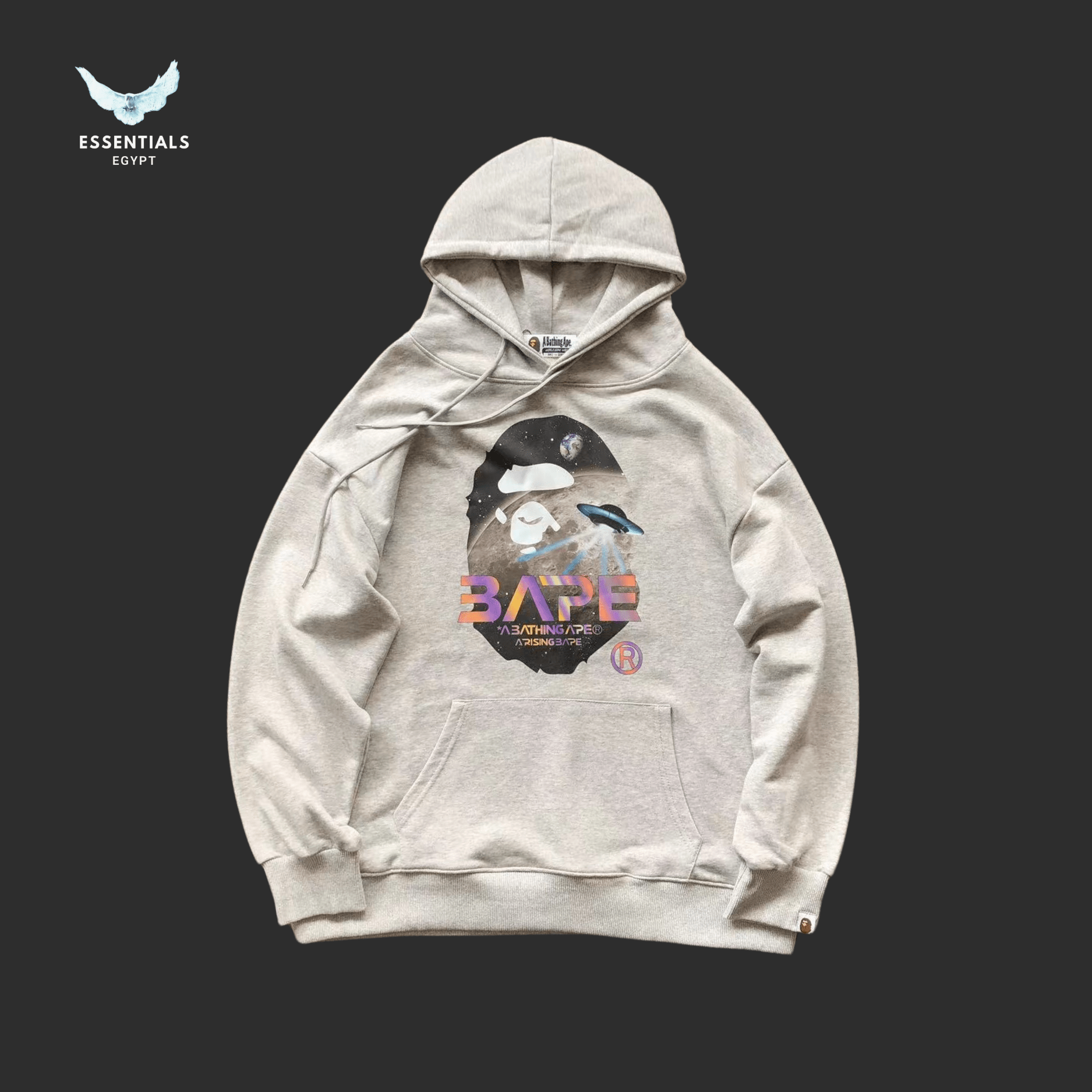 BAPE Shadow Ape Hoodie – 3D Effect Logo - ESSENTIALS EGYPT
