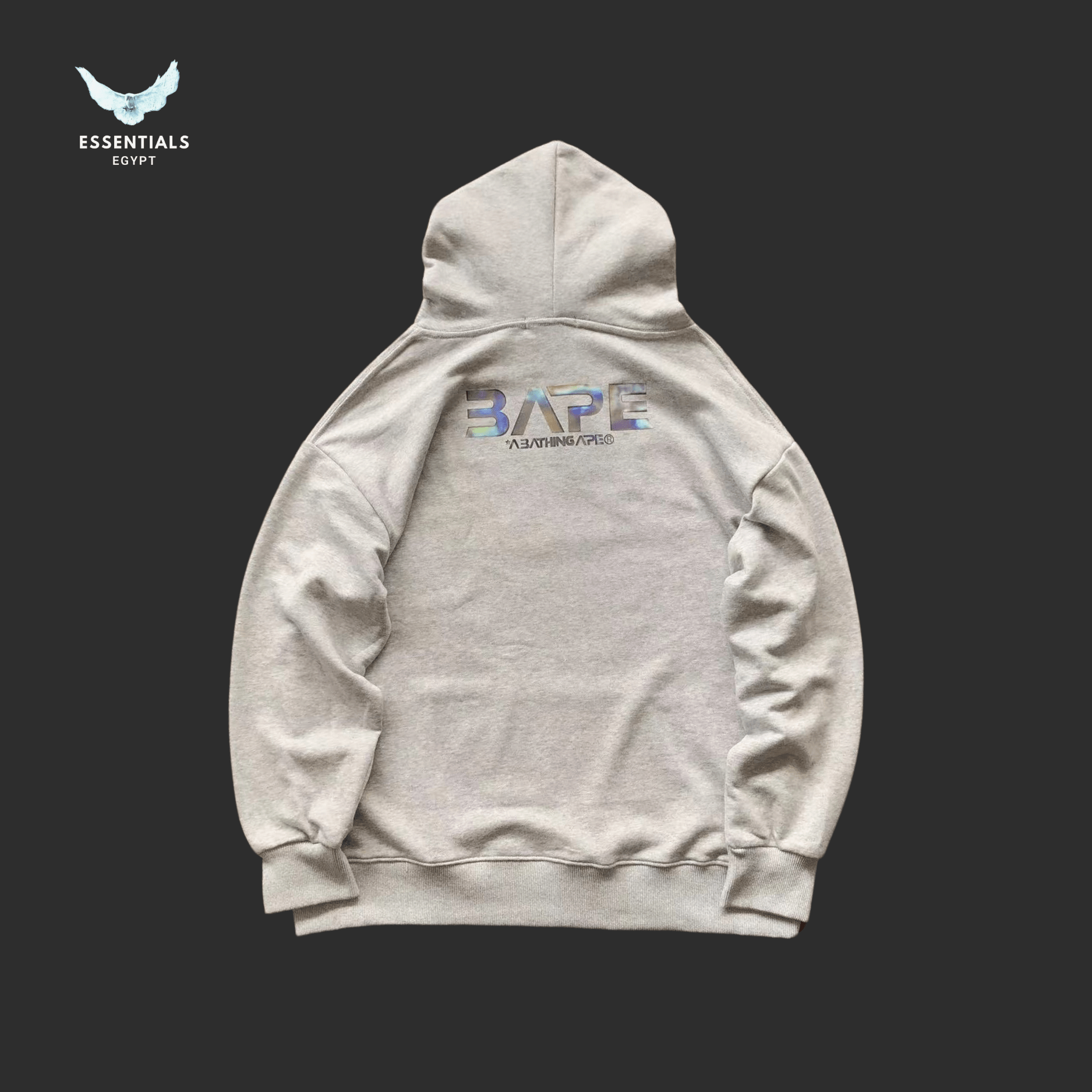BAPE Shadow Ape Hoodie – 3D Effect Logo - ESSENTIALS EGYPT