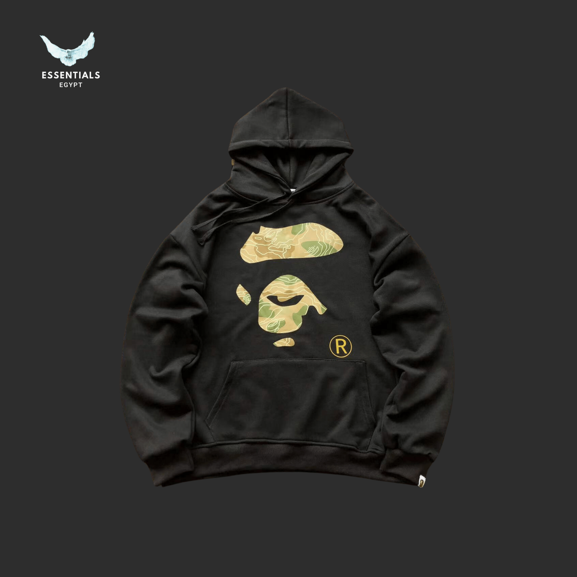 BAPE Camo Ape Head Hoodie – Classic Logo - ESSENTIALS EGYPT