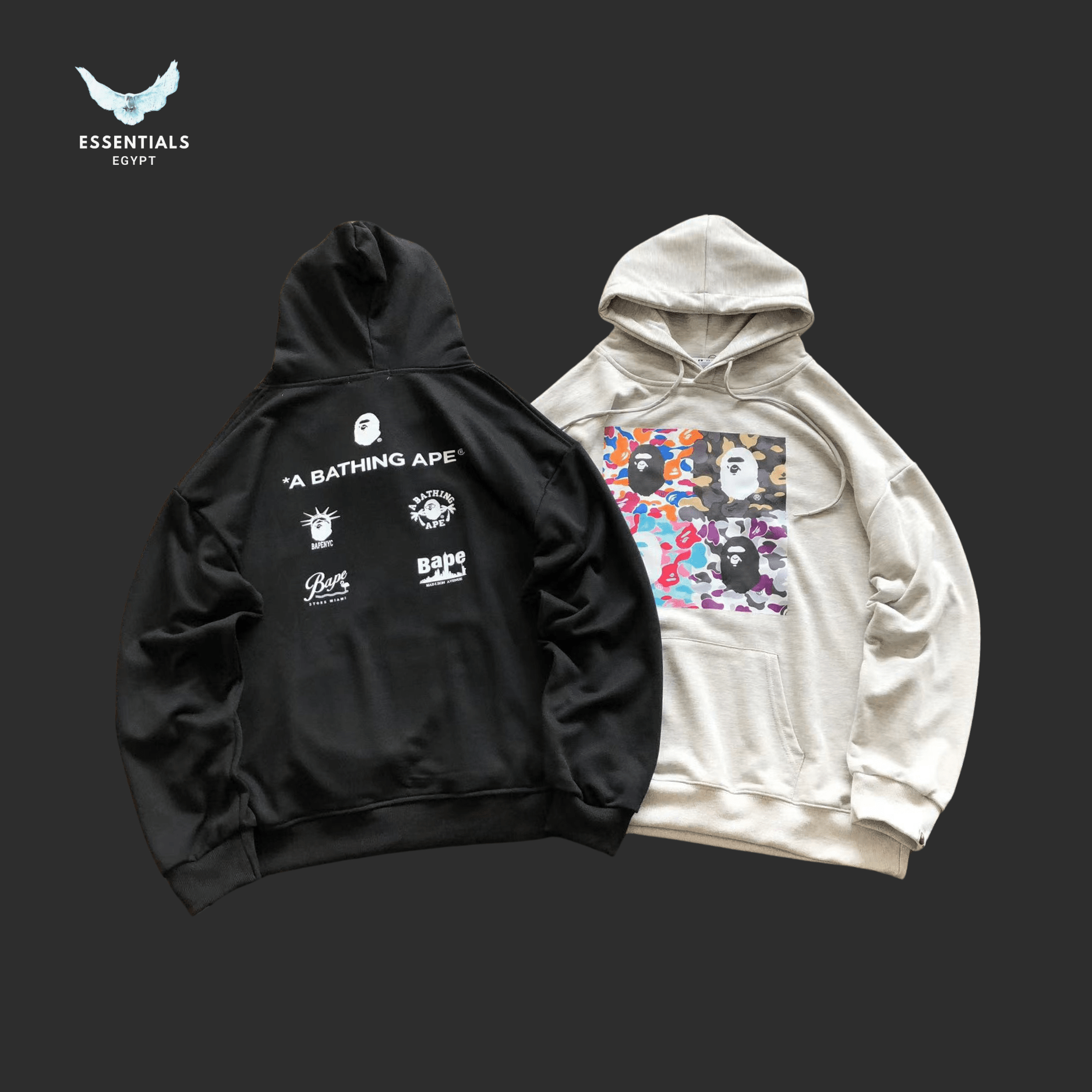 BAPE Icons Hoodie – Back Graphic - ESSENTIALS EGYPT