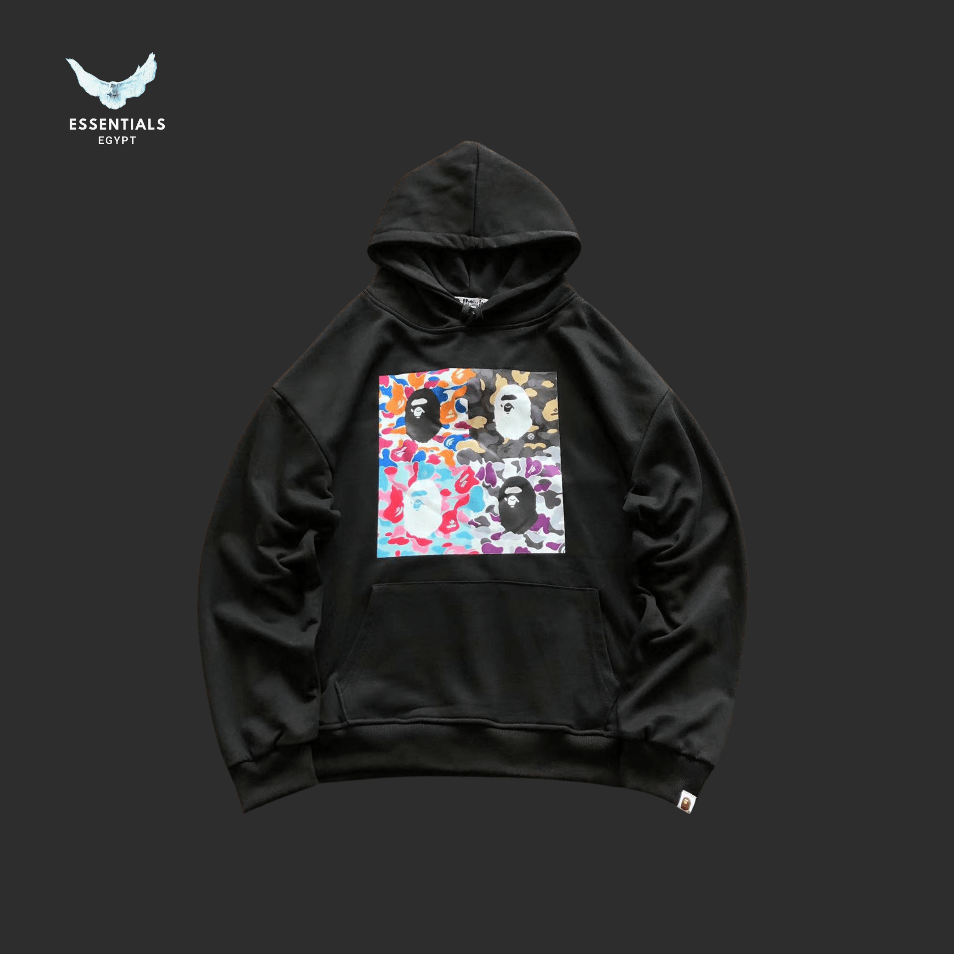 BAPE Icons Hoodie – Back Graphic - ESSENTIALS EGYPT