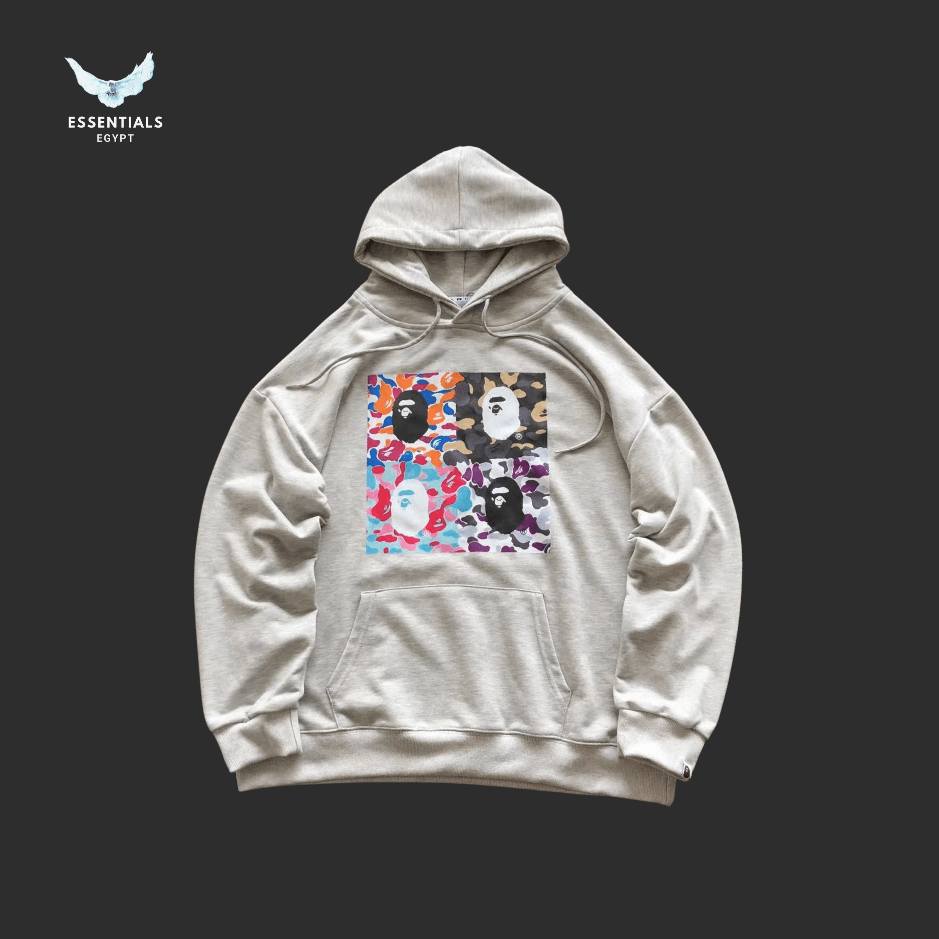 BAPE Icons Hoodie – Back Graphic - ESSENTIALS EGYPT