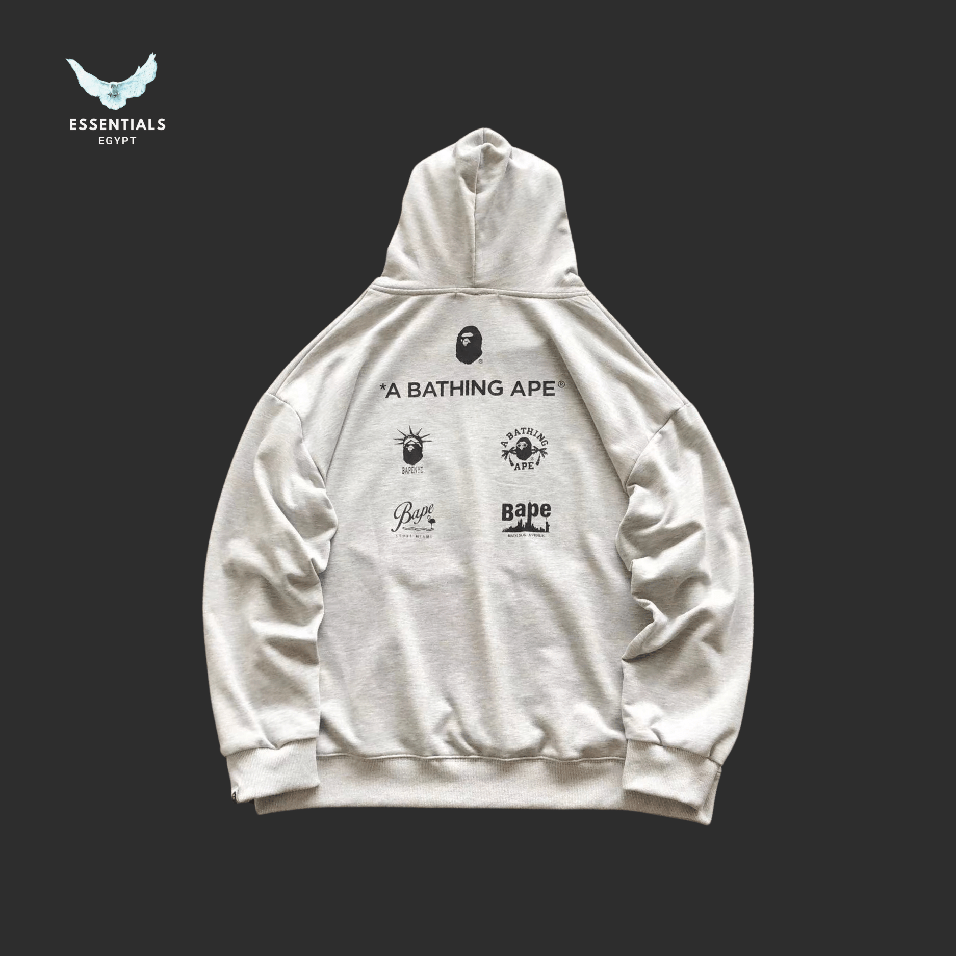 BAPE Icons Hoodie – Back Graphic - ESSENTIALS EGYPT
