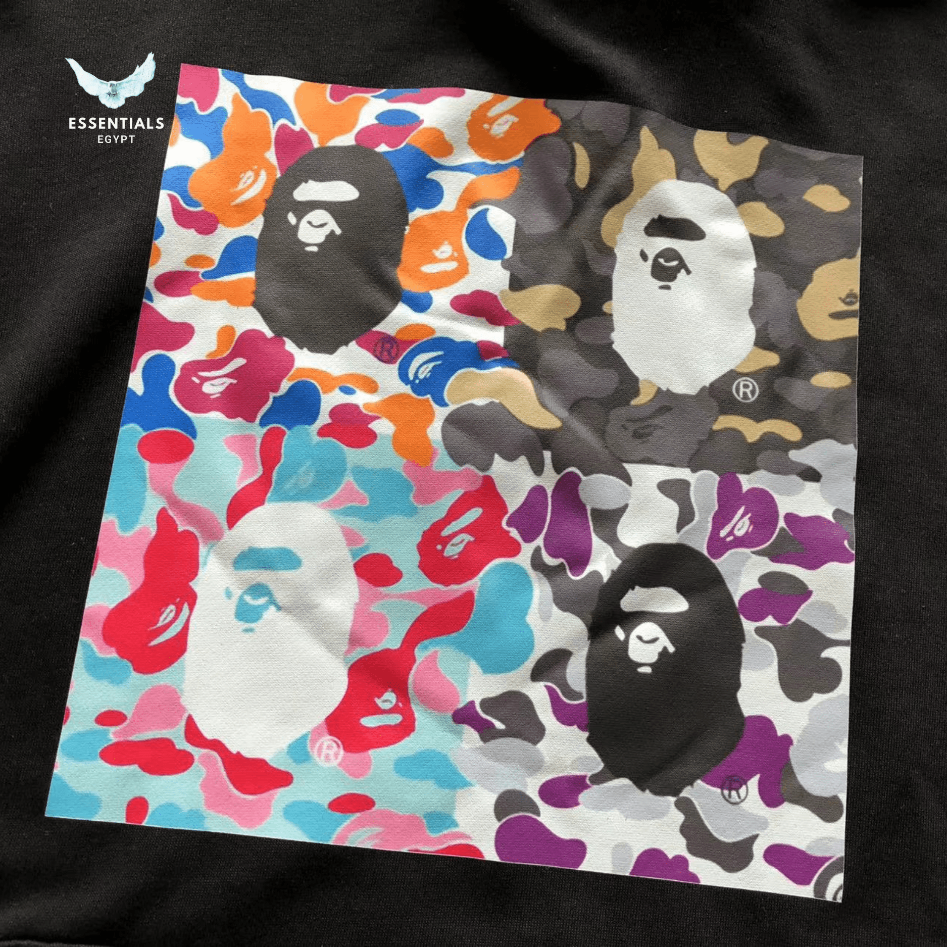 BAPE Icons Hoodie – Back Graphic - ESSENTIALS EGYPT