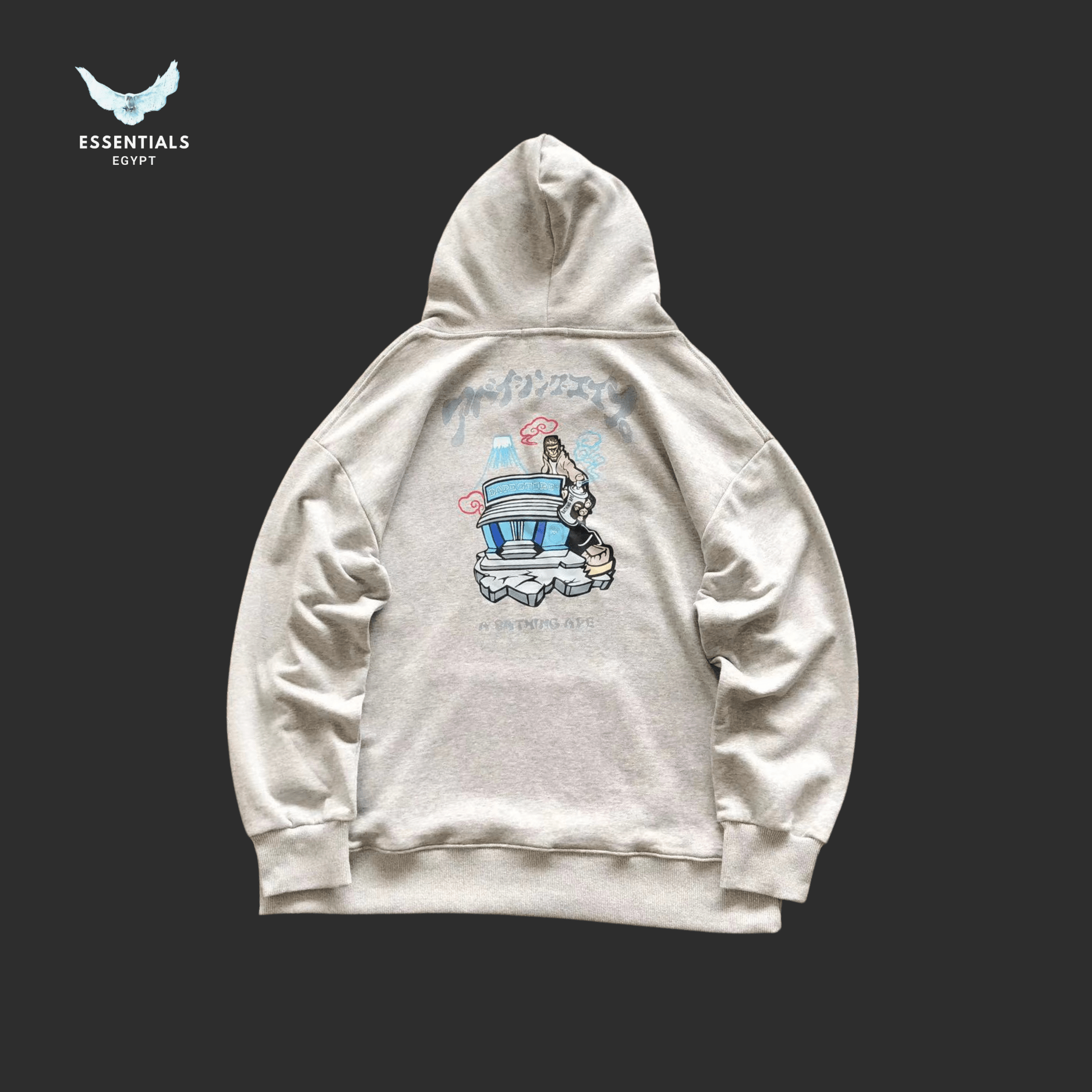 BAPE Robot Logo Hoodie – Dual Color - ESSENTIALS EGYPT