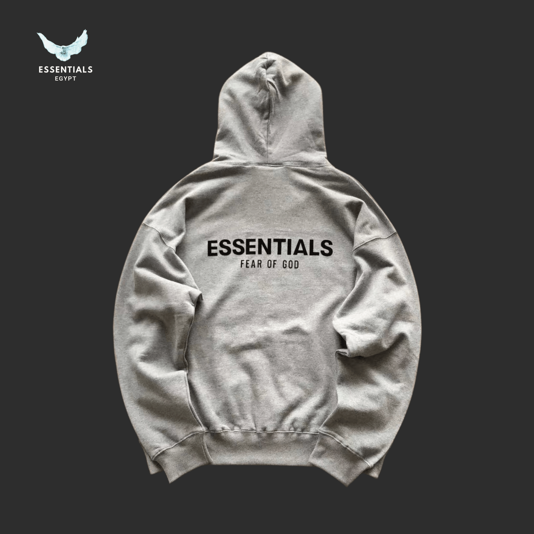 Essentials Hoodie – Tonal Back Logo - ESSENTIALS EGYPT