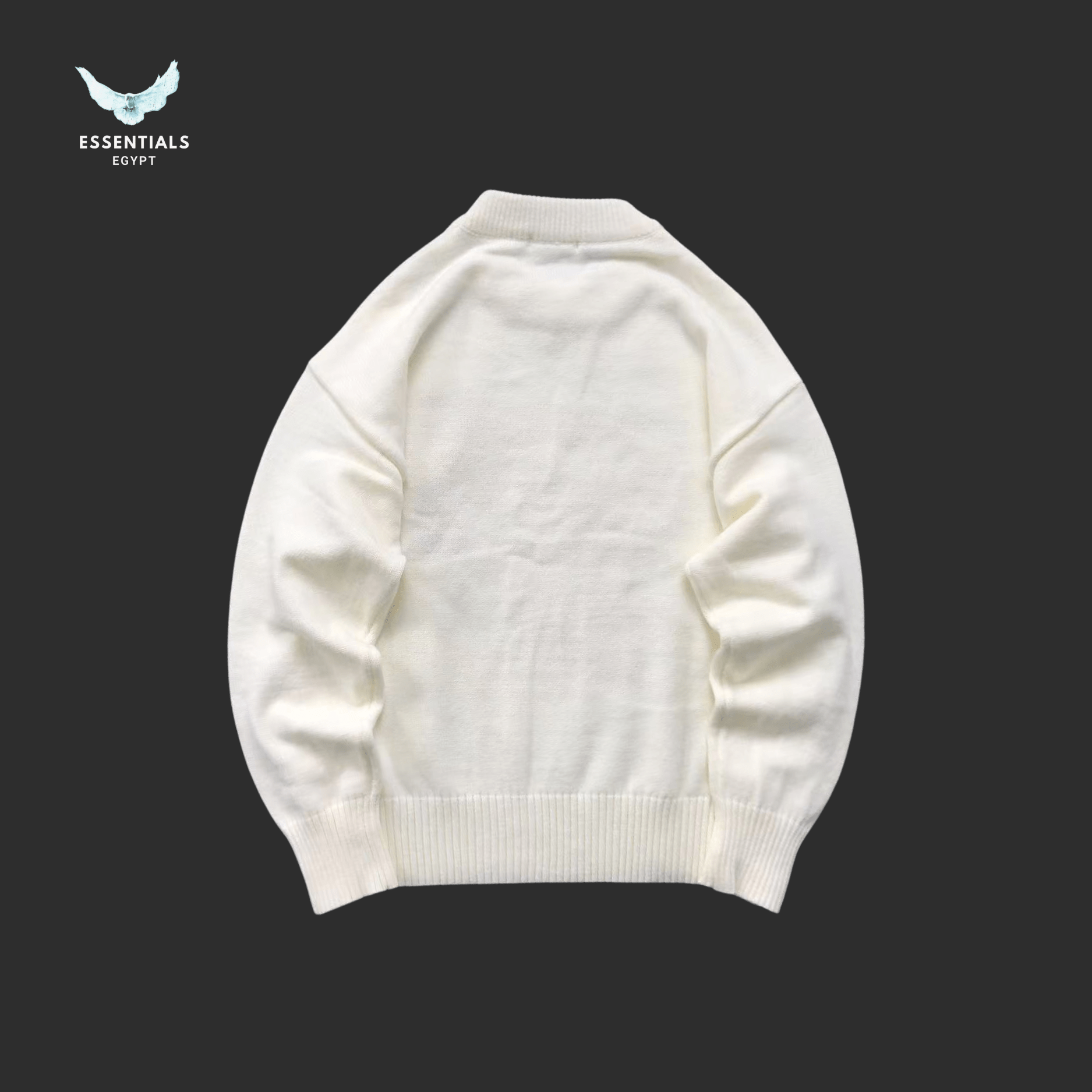 AMI Paris Sweatshirt – Gold & Silver Heart Knit - ESSENTIALS EGYPT