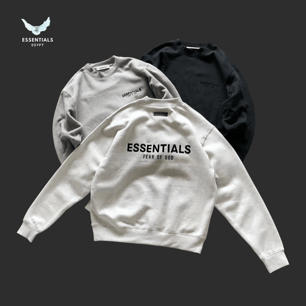 Essentials Crewneck – Bold Logo Edition - ESSENTIALS EGYPT