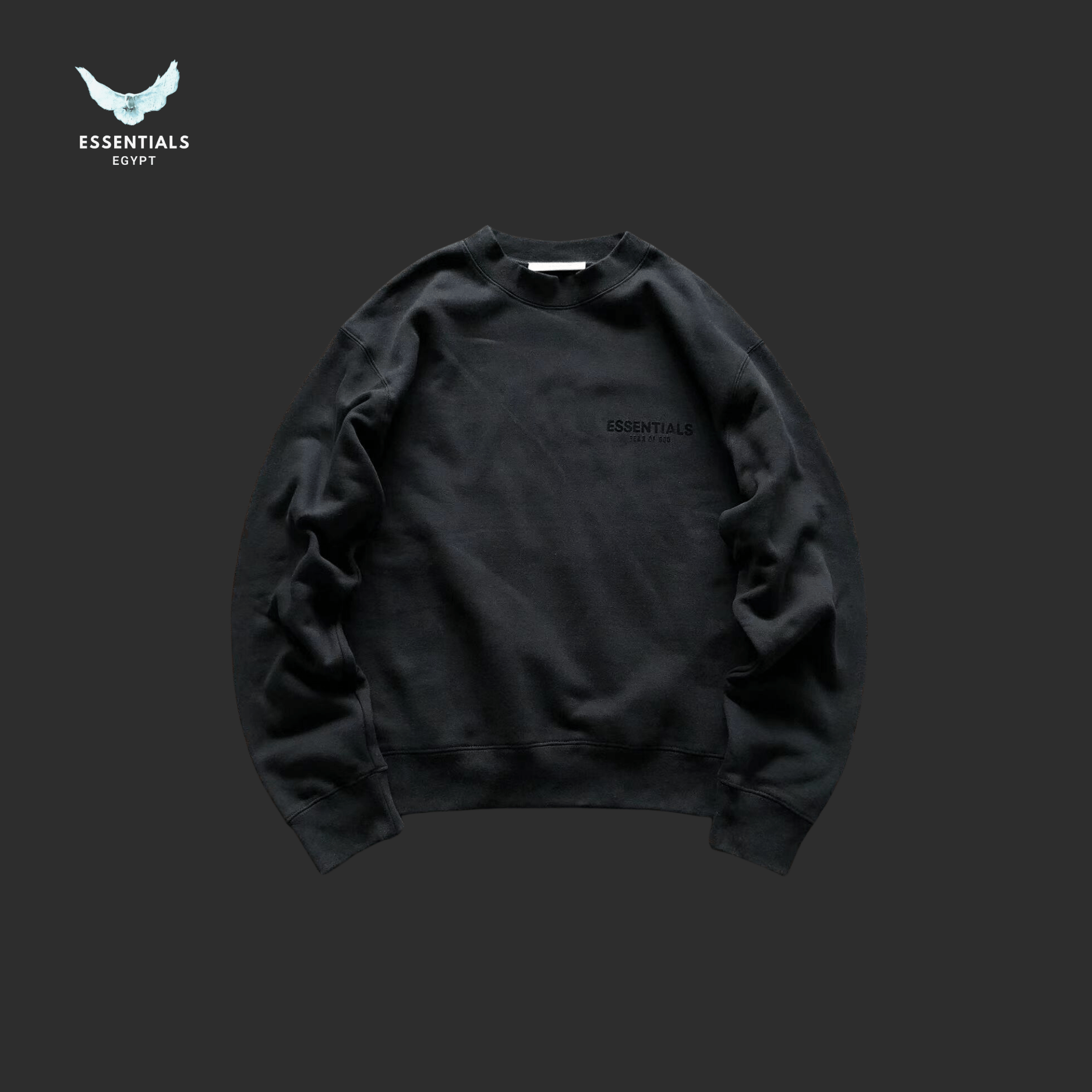 Essentials Crewneck – Bold Logo Edition - ESSENTIALS EGYPT