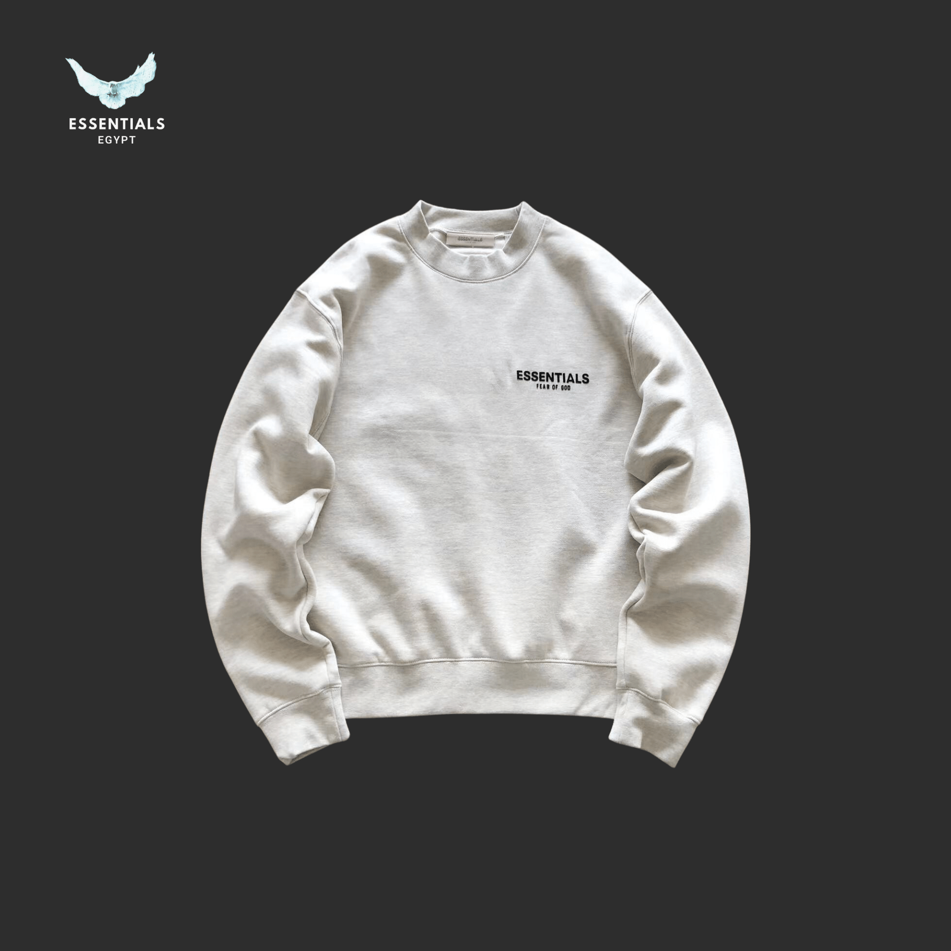 Essentials Crewneck – Bold Logo Edition - ESSENTIALS EGYPT