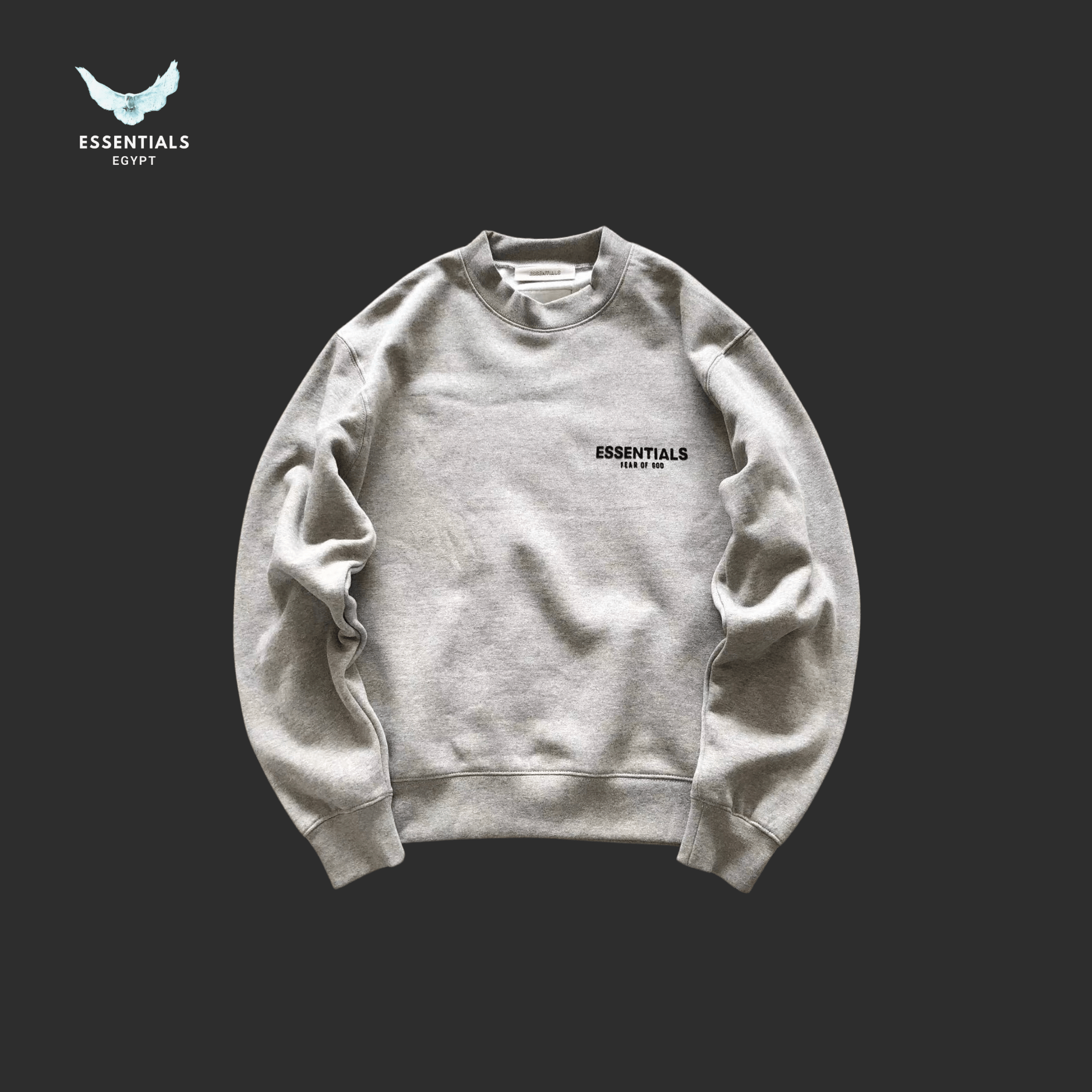 Essentials Crewneck – Bold Logo Edition - ESSENTIALS EGYPT